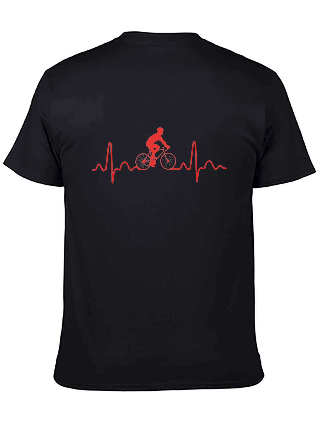 Cycling Heartbeat Graphic Tee - Ride On!