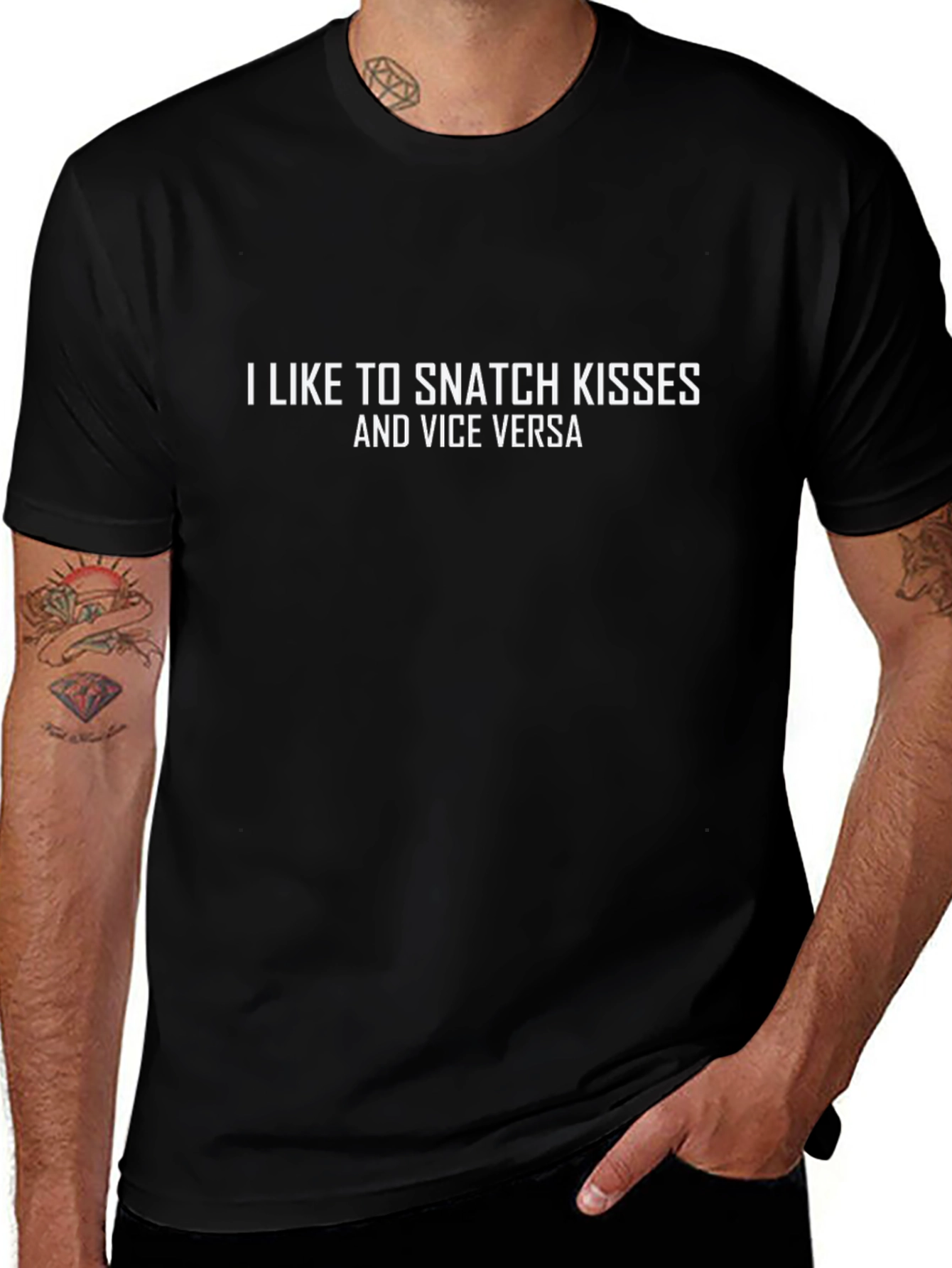 Snatch Kisses Graphic Tee - Funny Statement T-Shirt