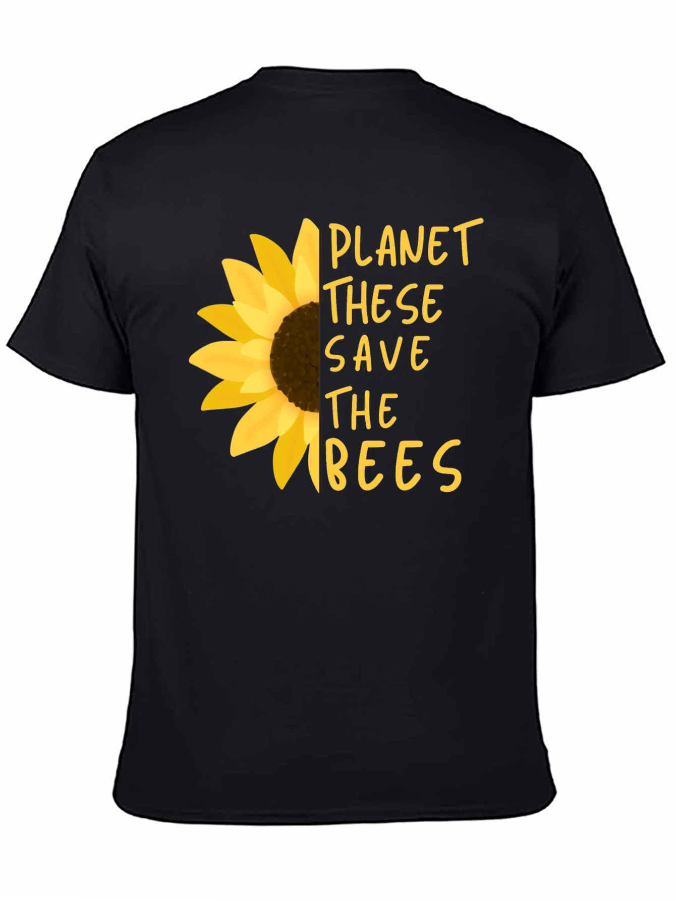 Save the Bees Sunflower Graphic Tee