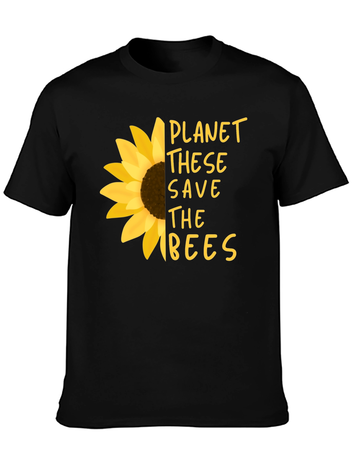 Save the Bees Sunflower Graphic Tee