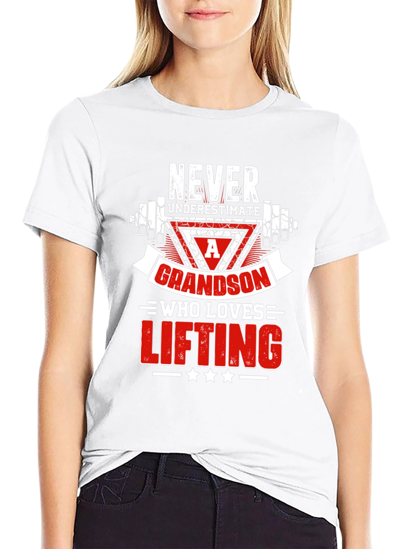 Weightlifting Grandson Graphic Tee