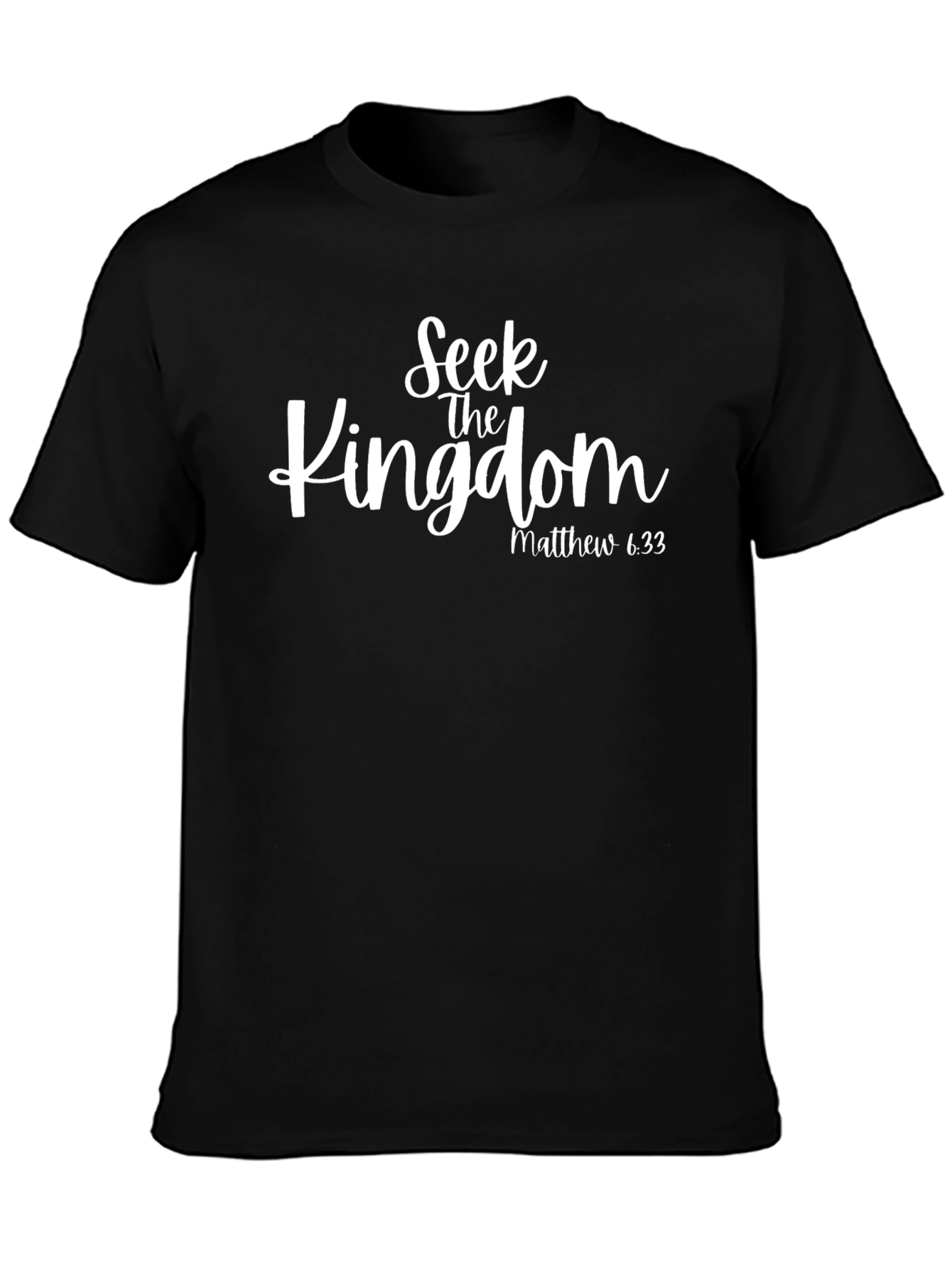 Seek The Kingdom Tee - Matthew 6:33 Christian T-Shirt