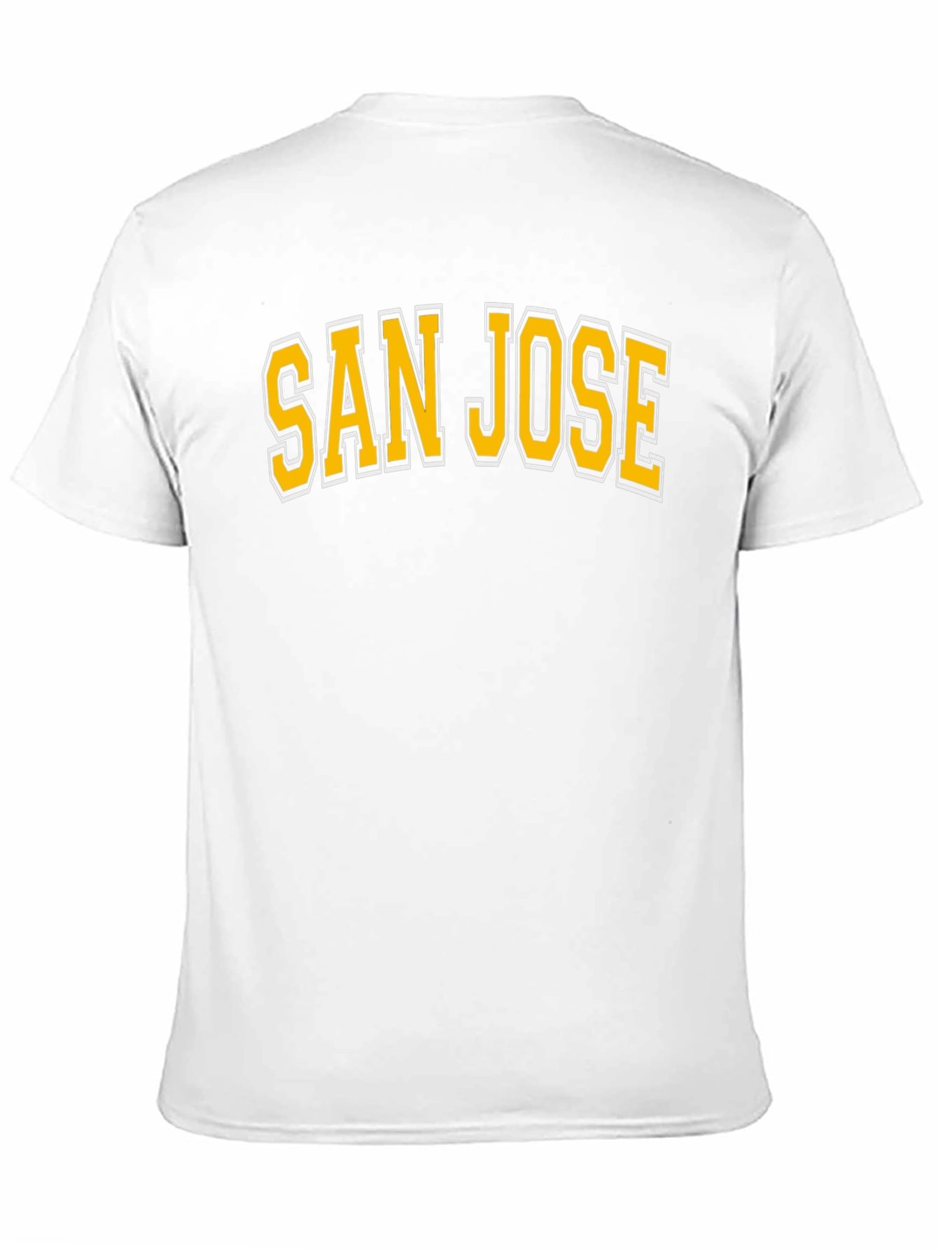 San Jose T-Shirt Black Cotton Graphic Tee
