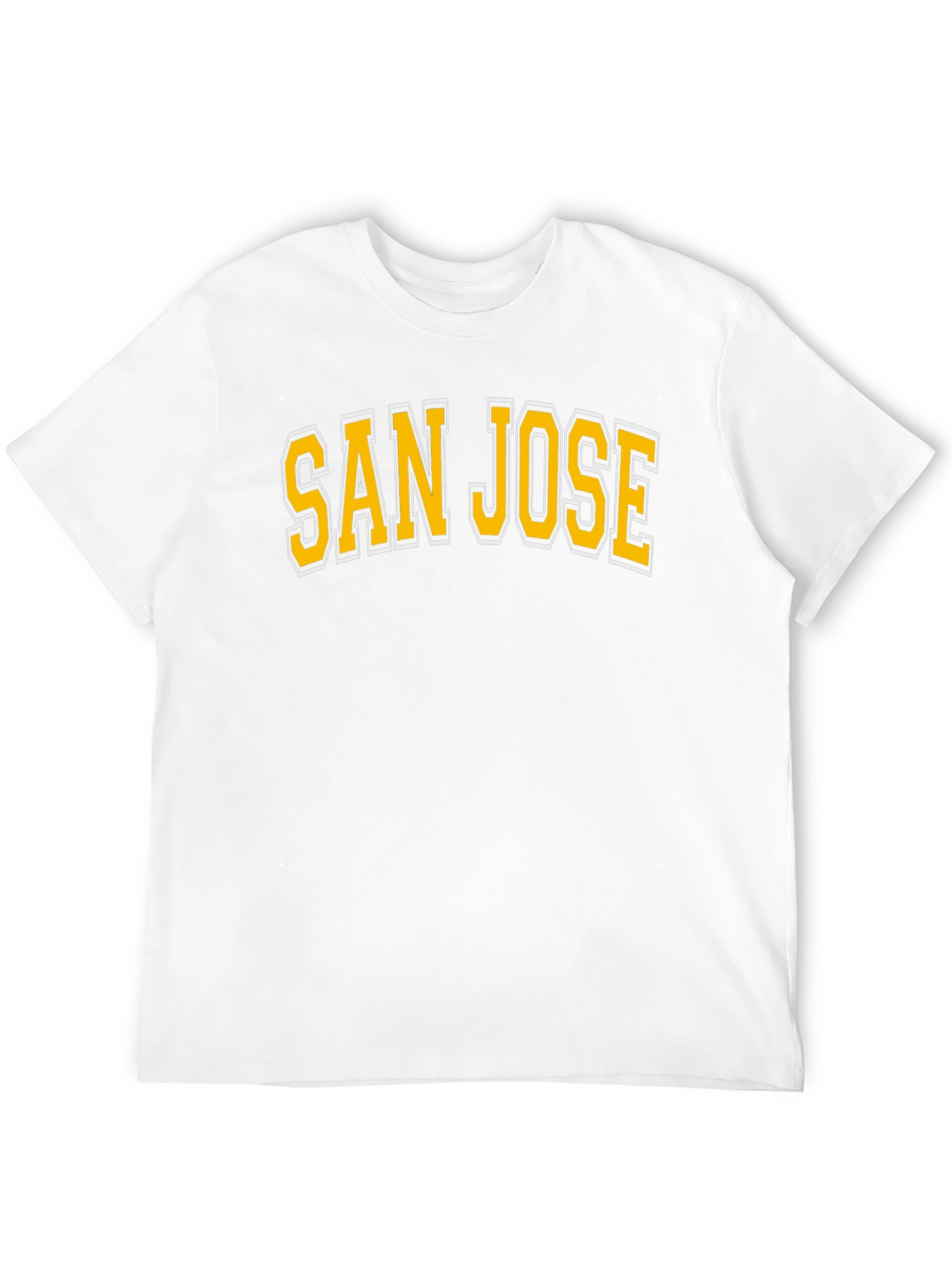 San Jose T-Shirt Black Cotton Graphic Tee