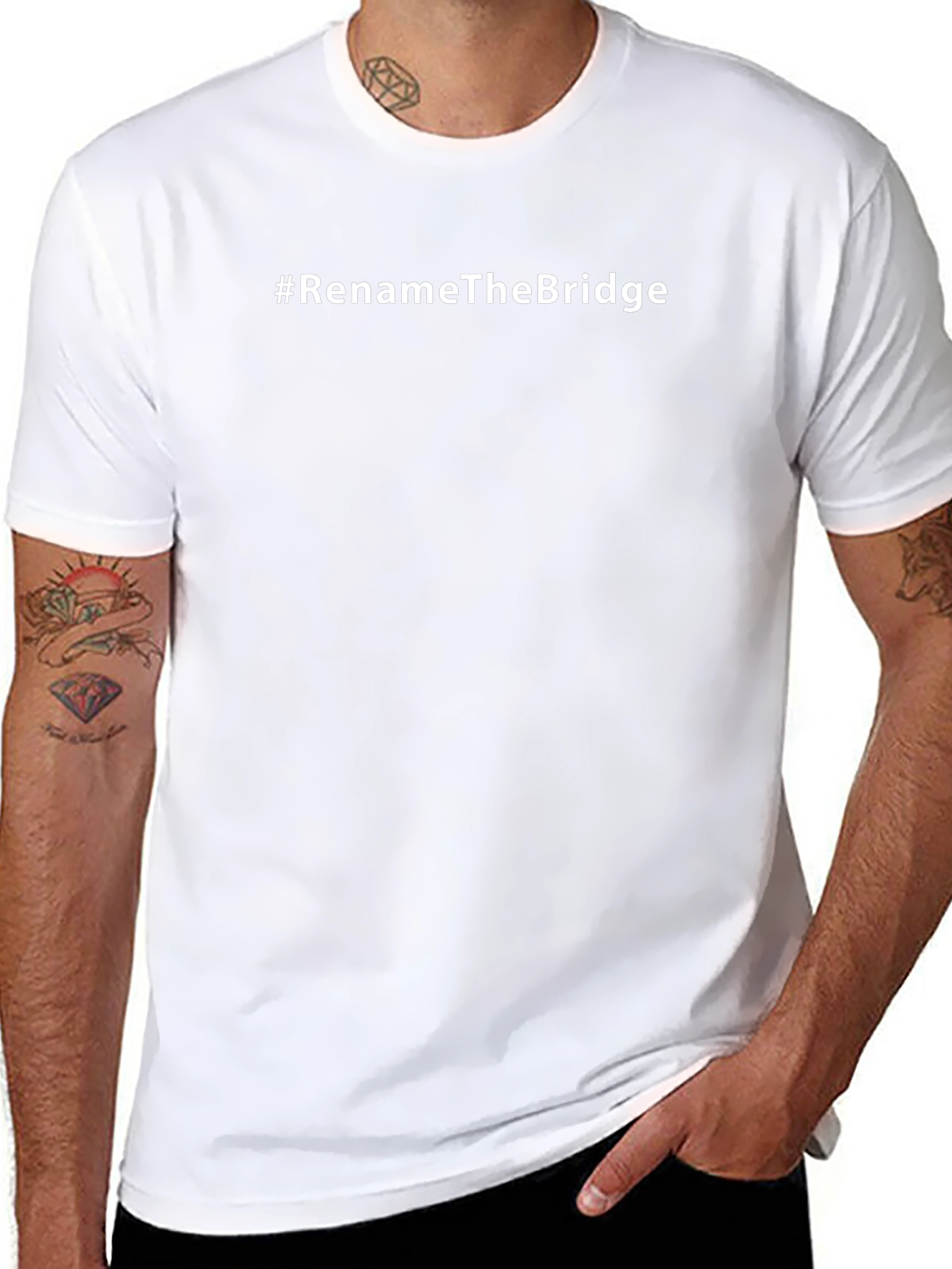#RenameTheBridge Graphic Tee - Black