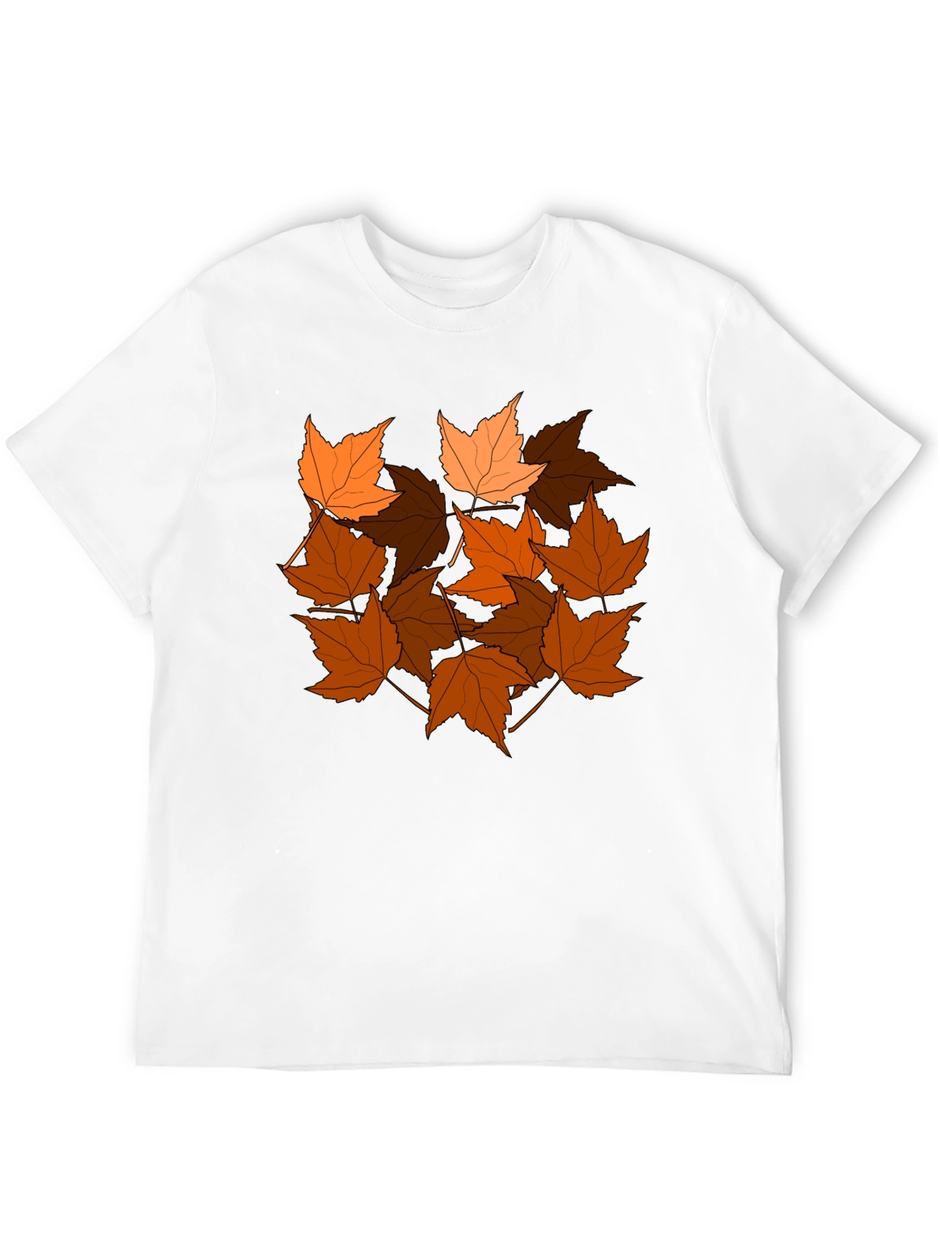 Autumn Leaves Graphic Tee - Stylish Fall T-Shirt