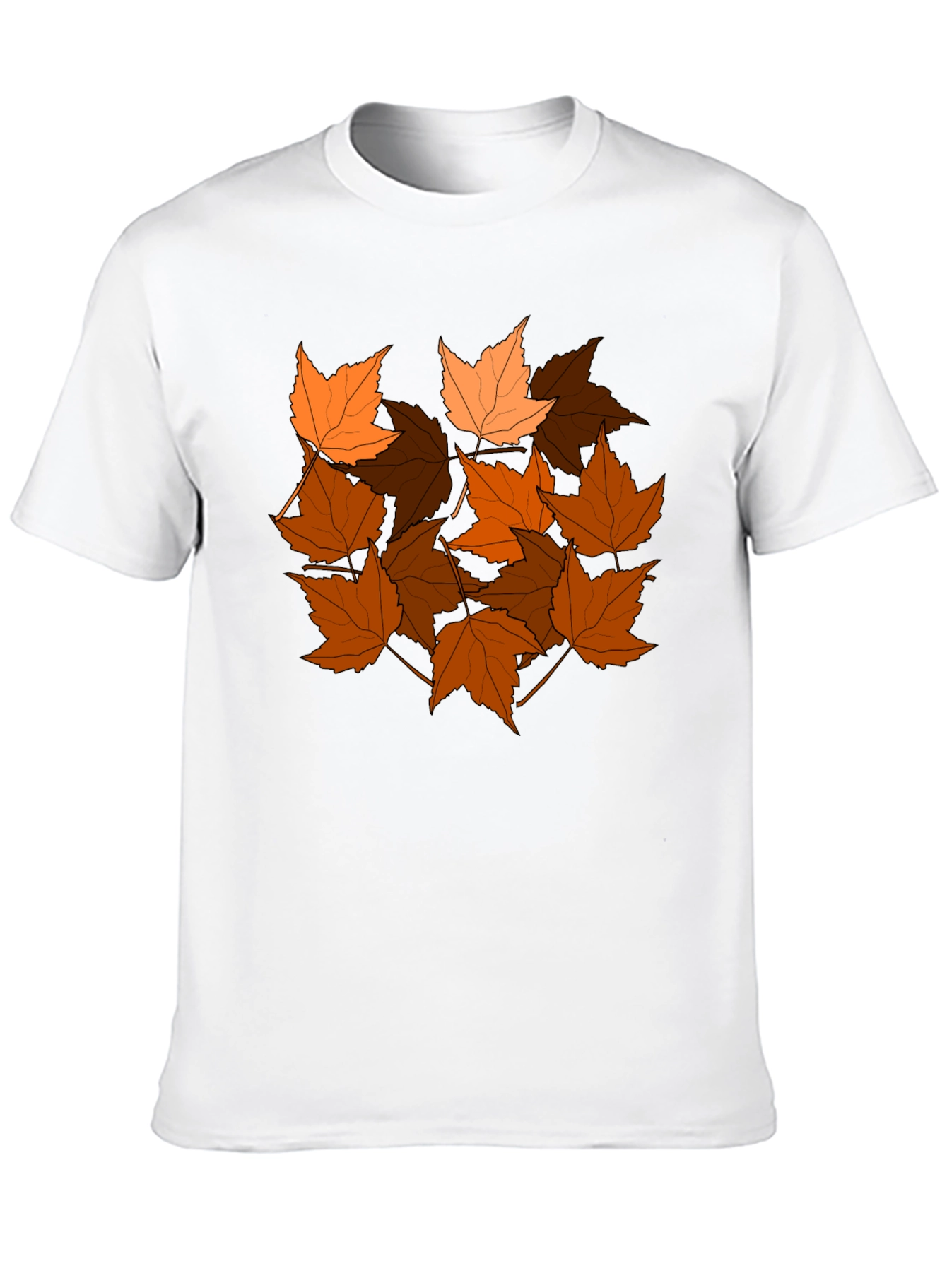 Autumn Leaves Graphic Tee - Stylish Fall T-Shirt