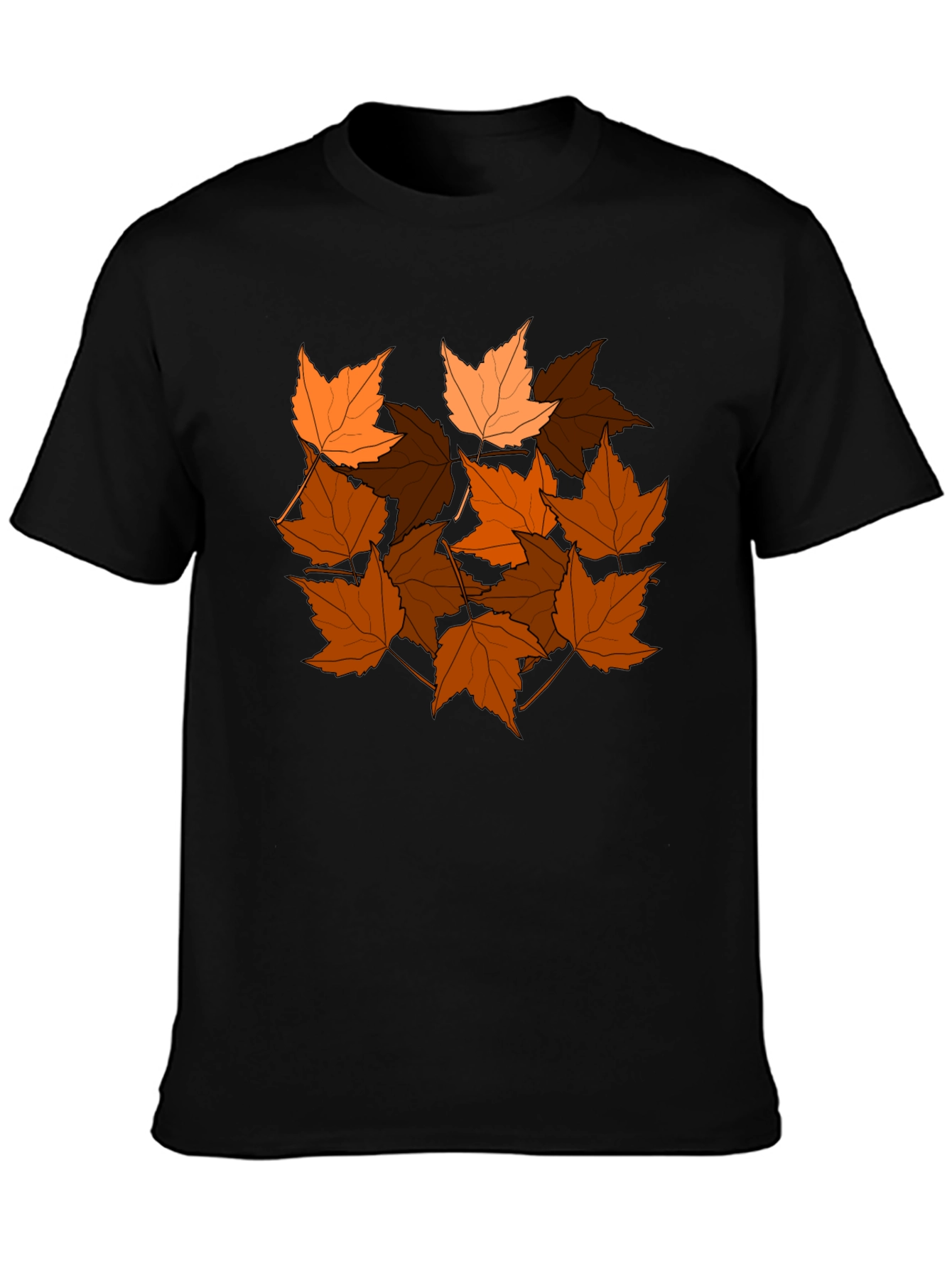 Autumn Leaves Graphic Tee - Stylish Fall T-Shirt