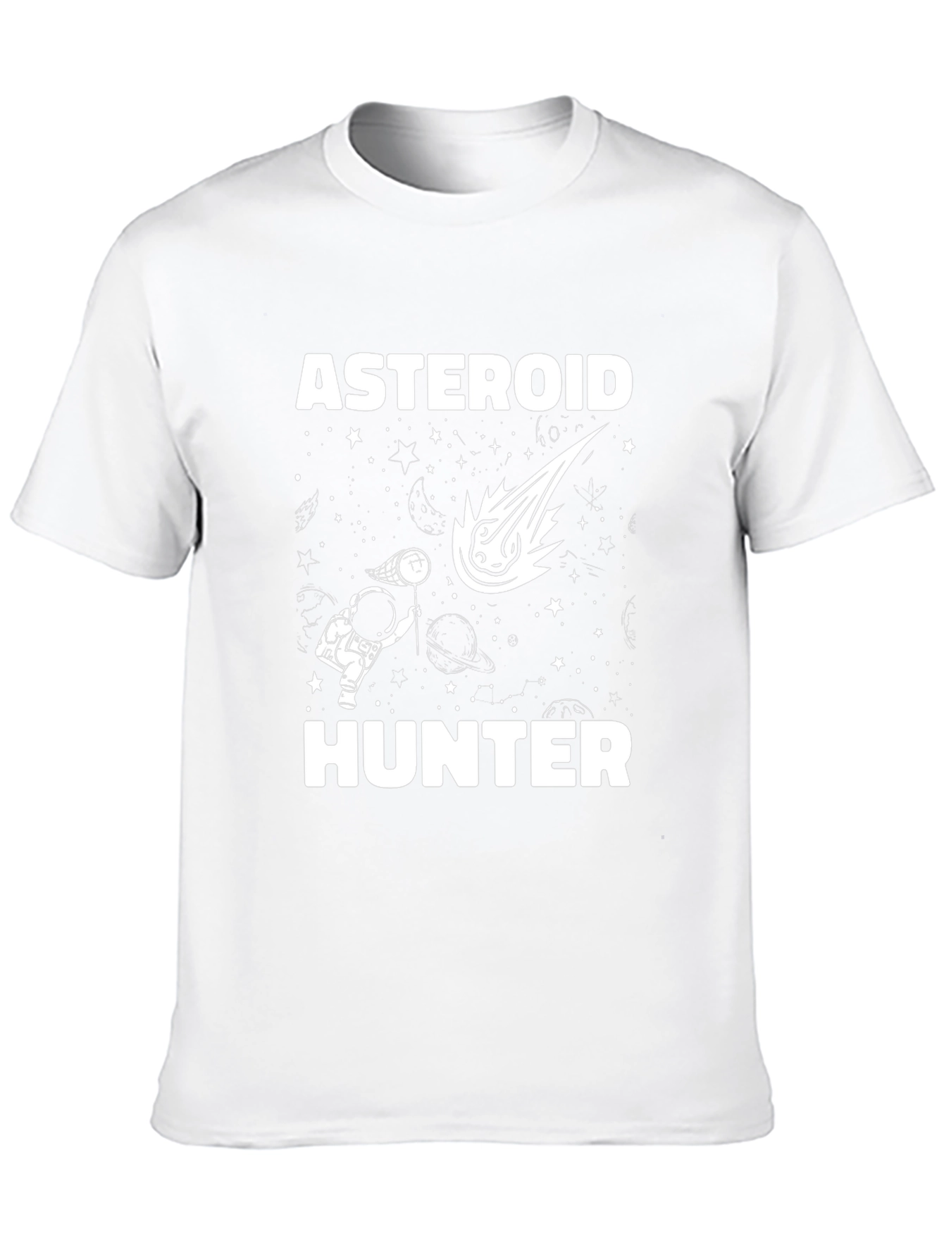 Asteroid Hunter Graphic T-Shirt - Space Adventure Tee