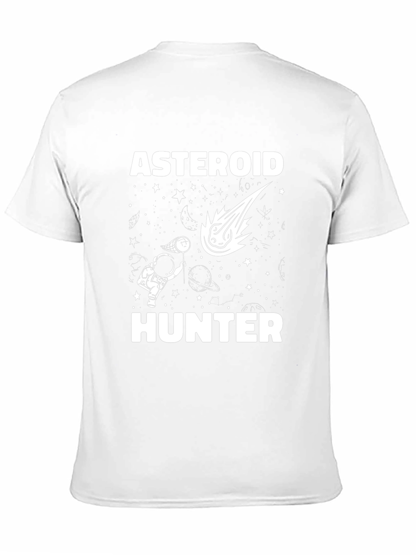 Asteroid Hunter Graphic T-Shirt - Space Adventure Tee