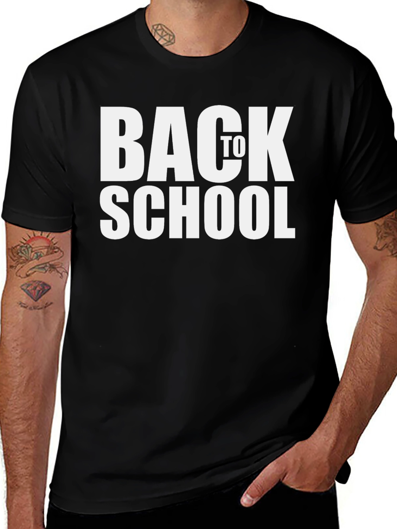 Back to School Black T-Shirt