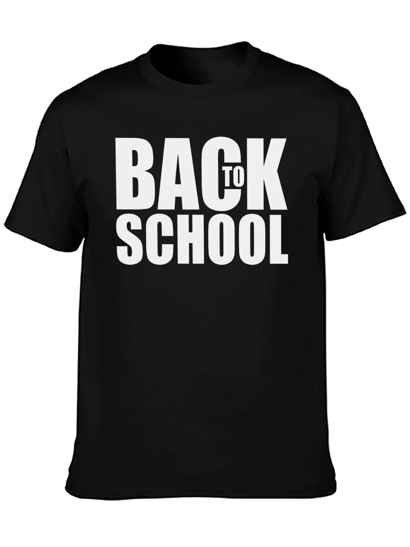 Back to School Black T-Shirt