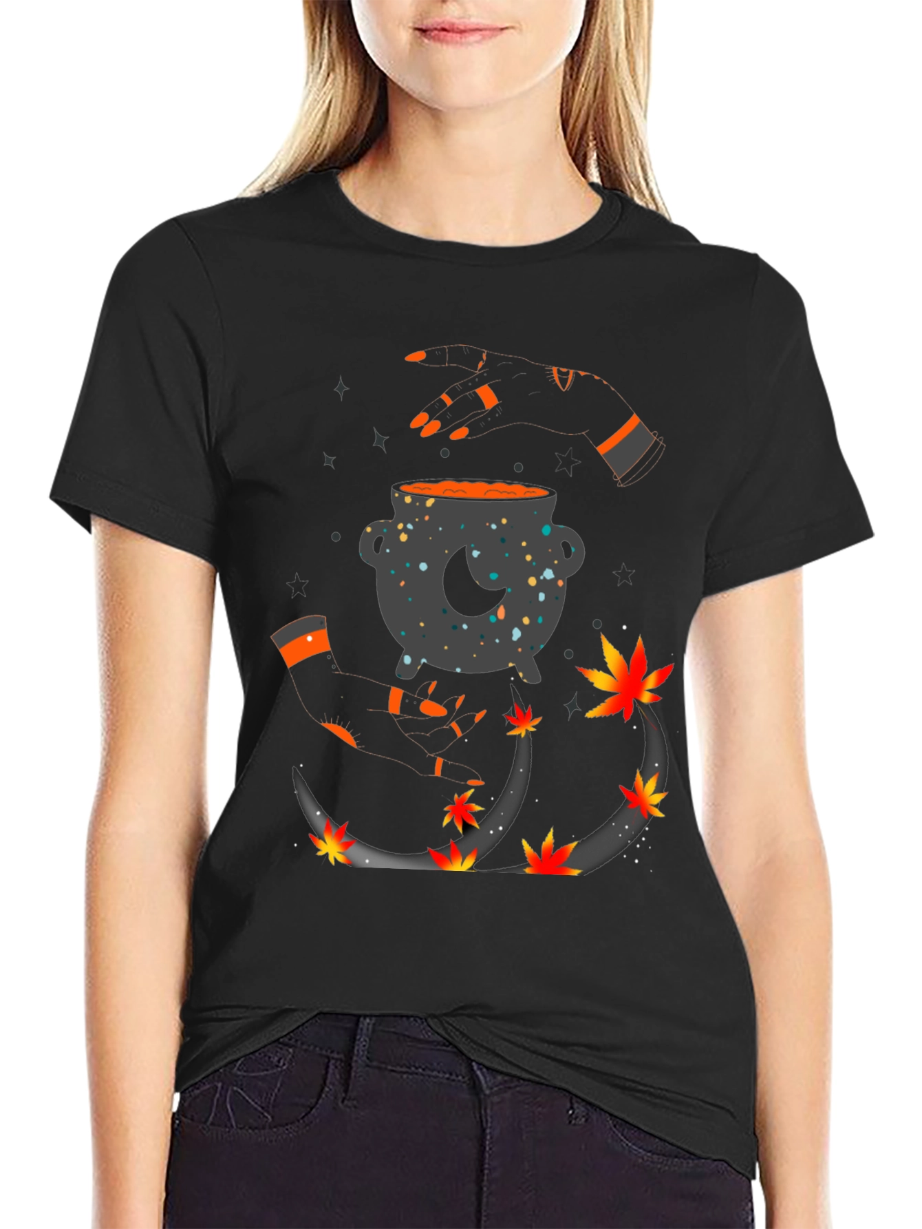 Witches Brew Graphic Tee - Halloween Fun
