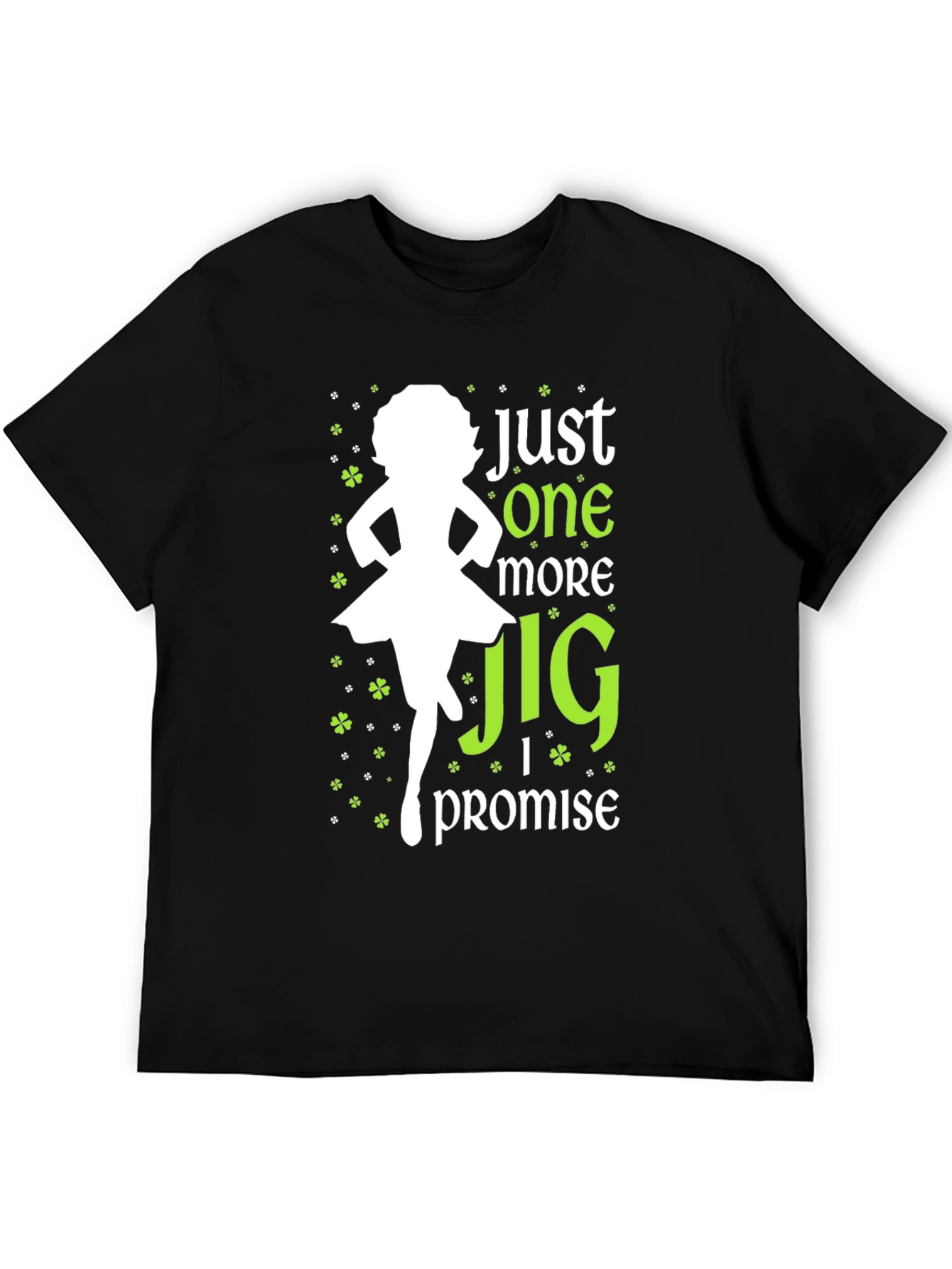 St. Patricks Day Jig Promise Black T-Shirt