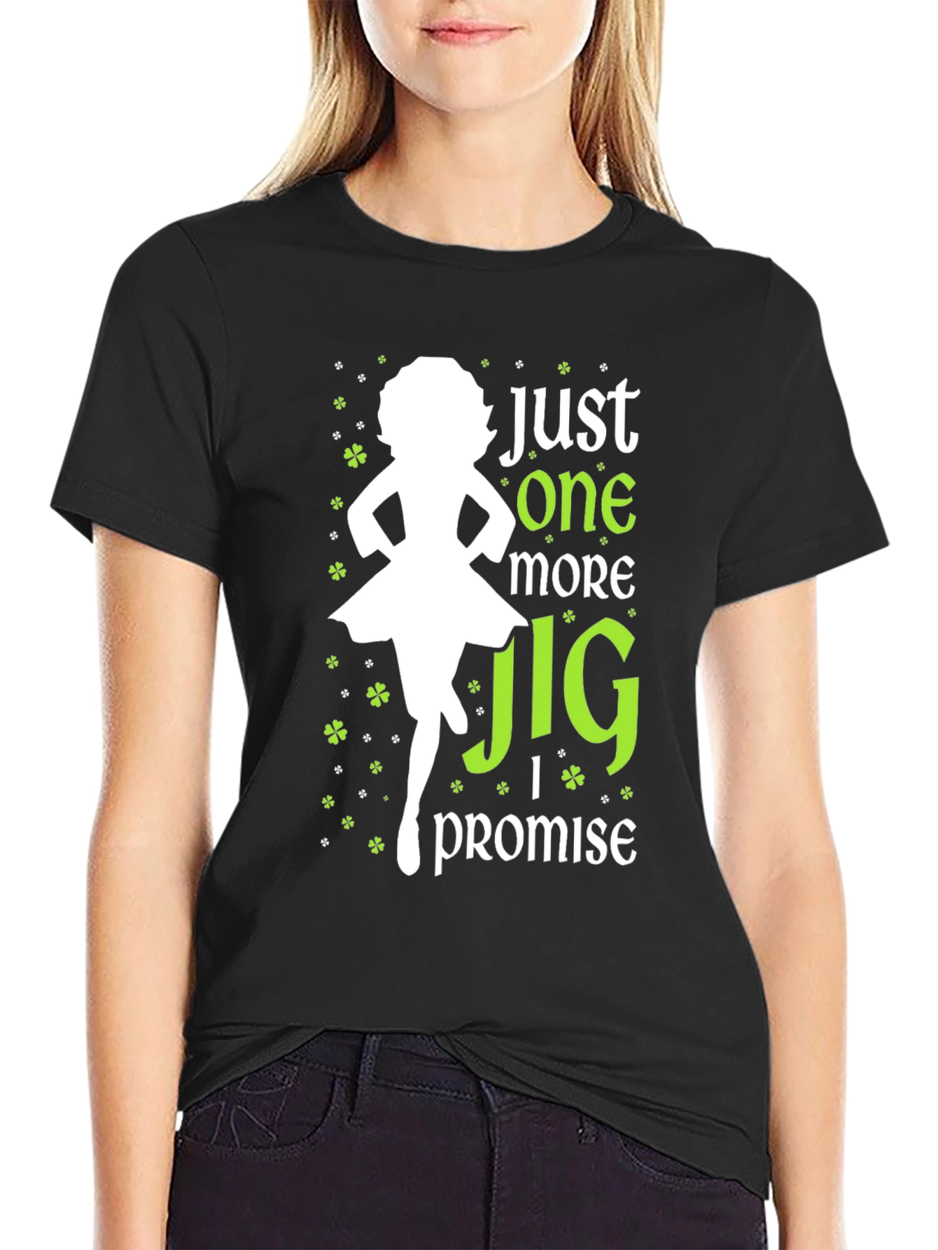 St. Patricks Day Jig Promise Black T-Shirt