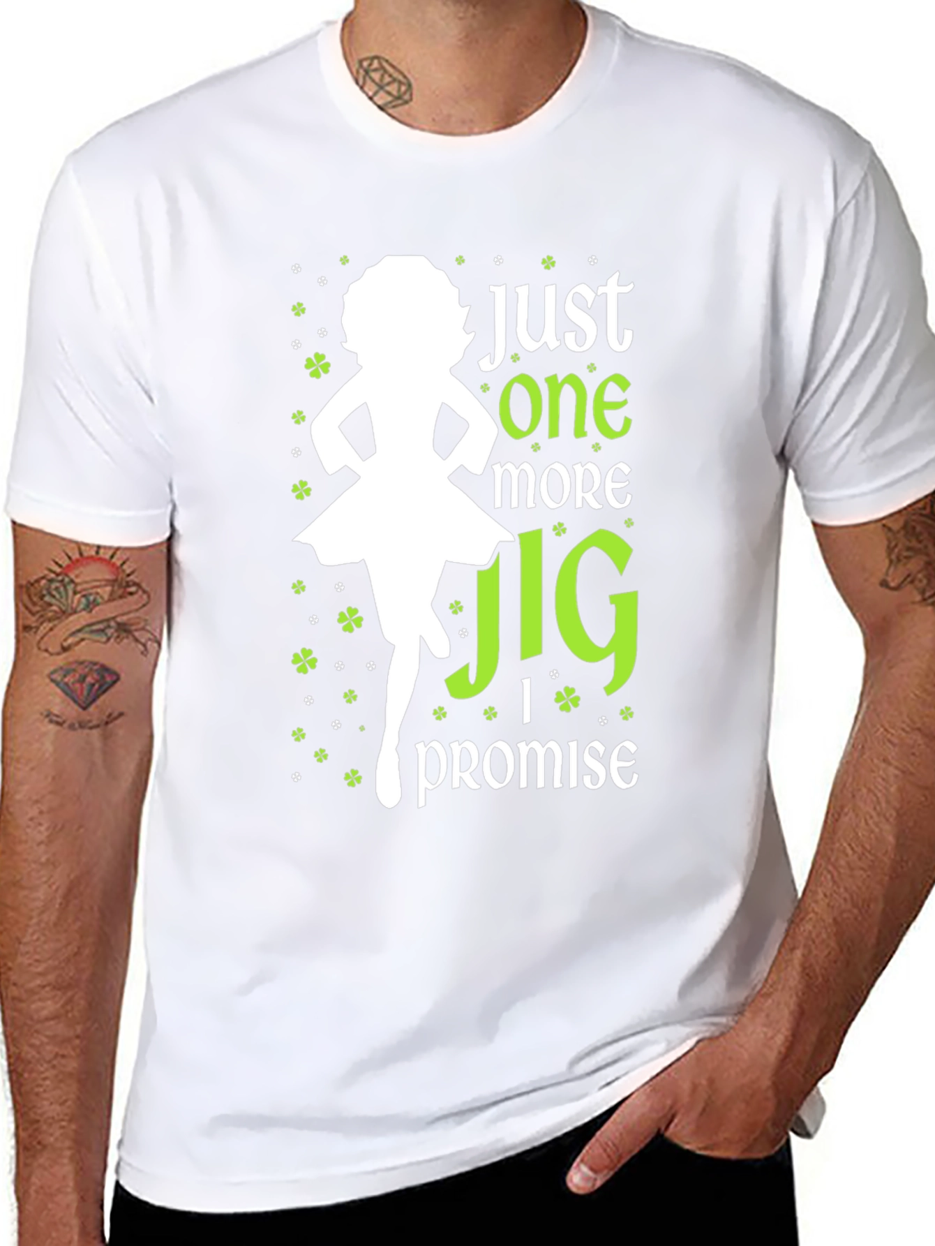 St. Patricks Day Jig Promise Black T-Shirt