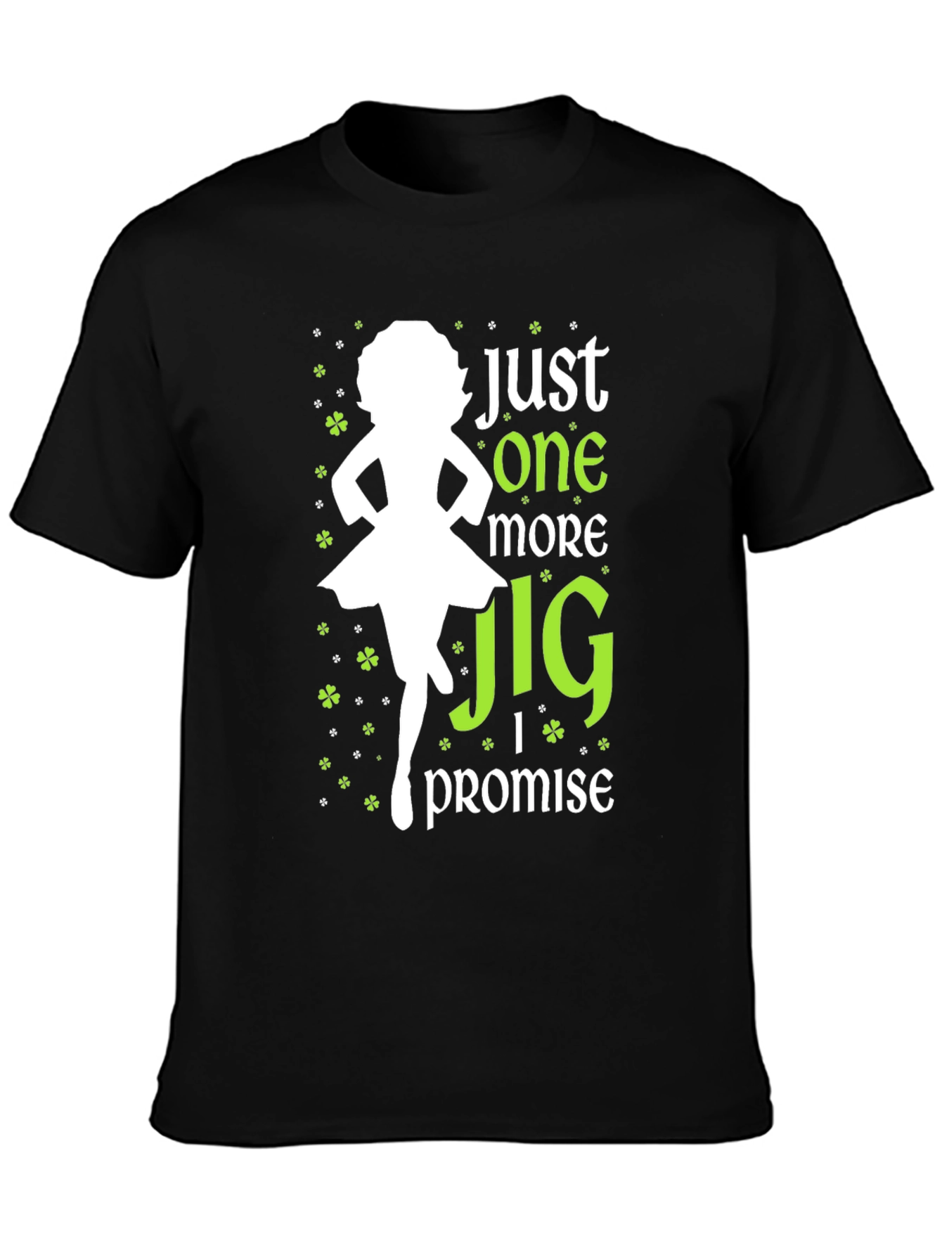St. Patricks Day Jig Promise Black T-Shirt