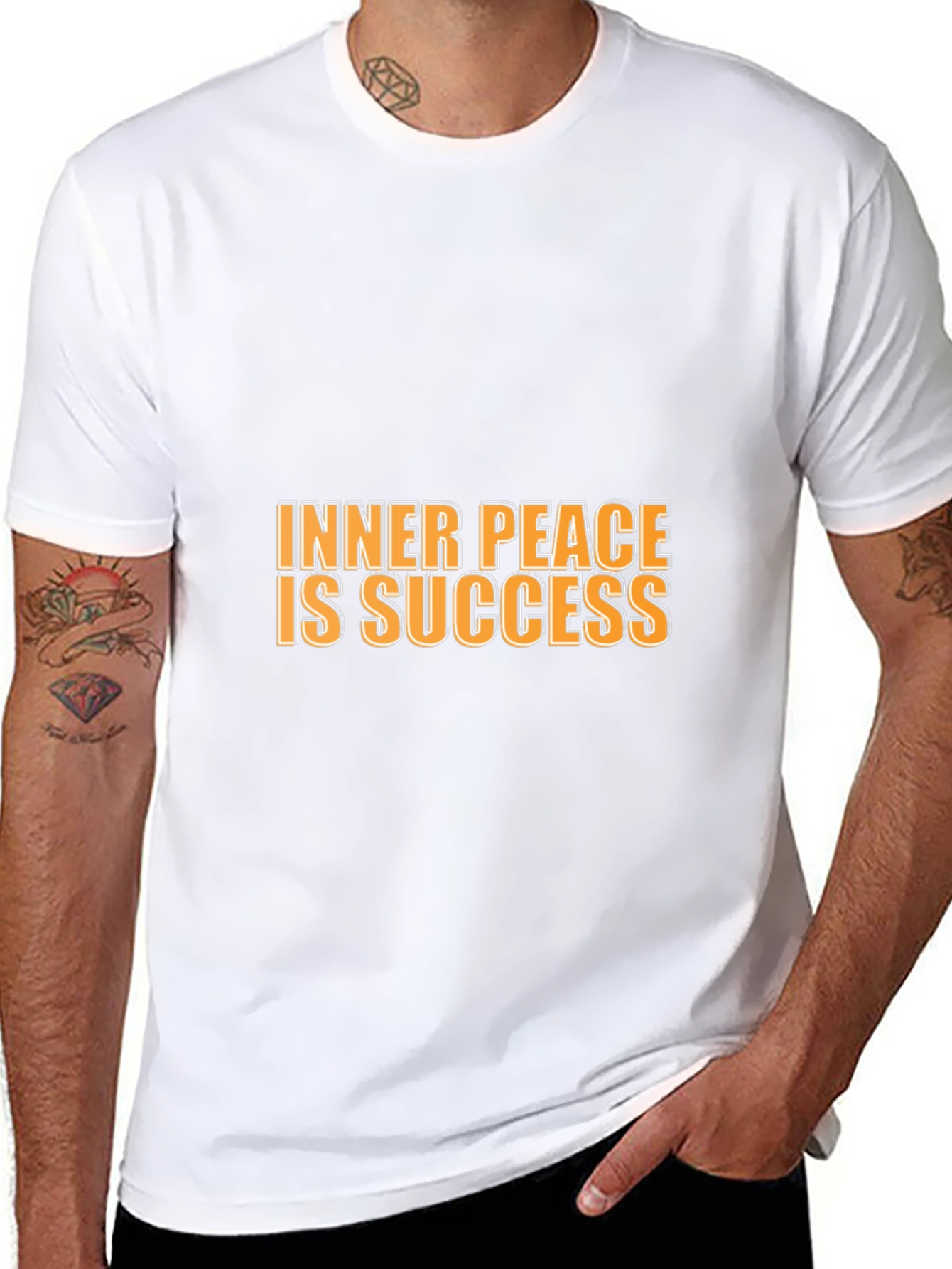 Inner Peace is Success Black T-Shirt