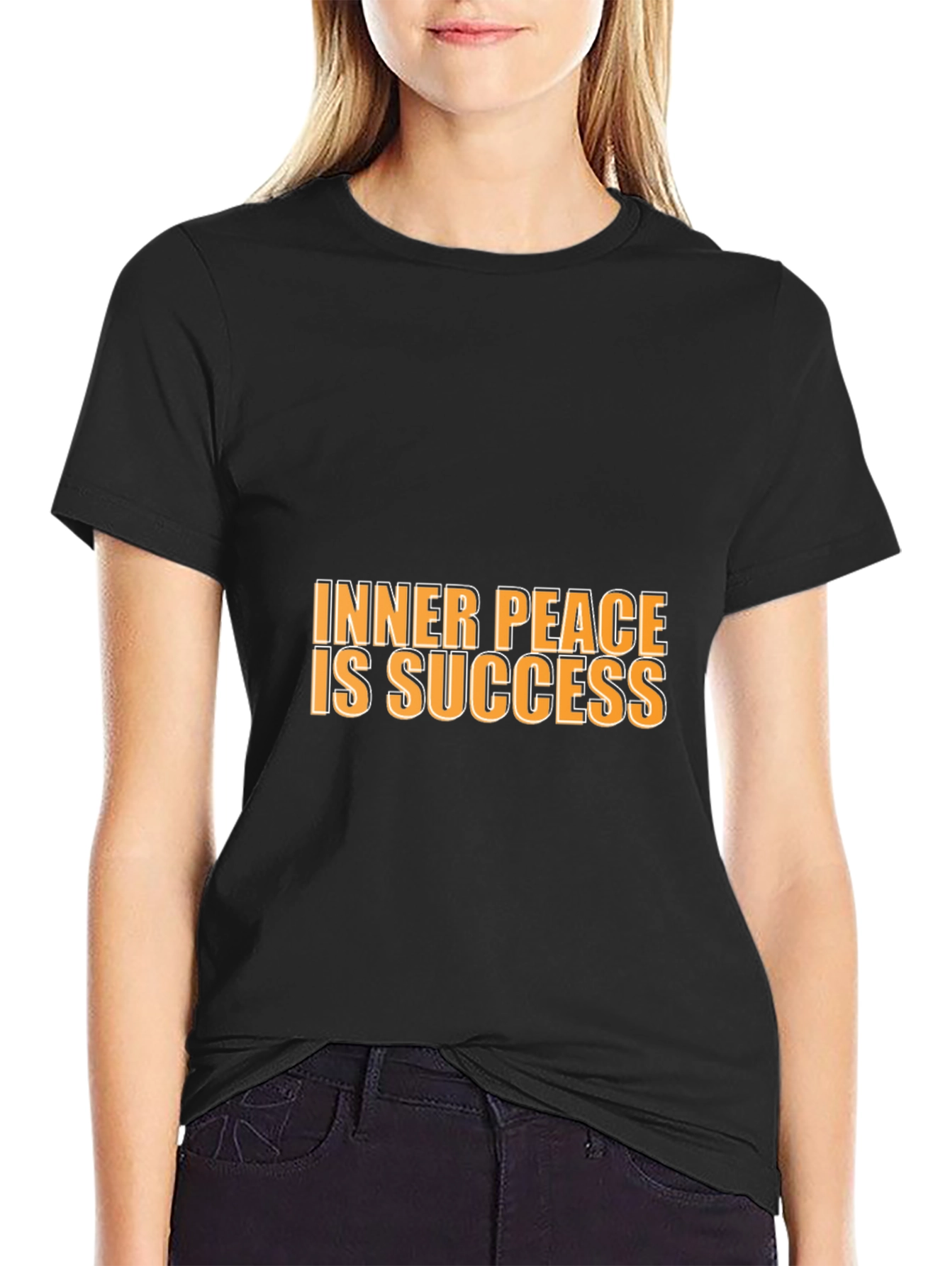 Inner Peace is Success Black T-Shirt
