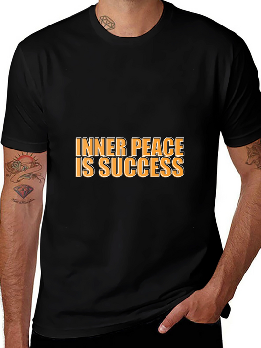 Inner Peace is Success Black T-Shirt