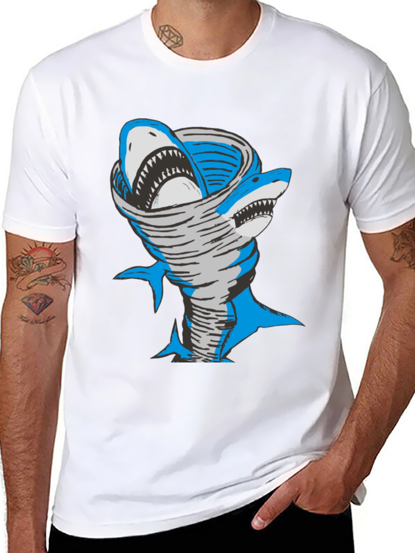 Sharknado Graphic Tee - Funny Shark T-Shirt