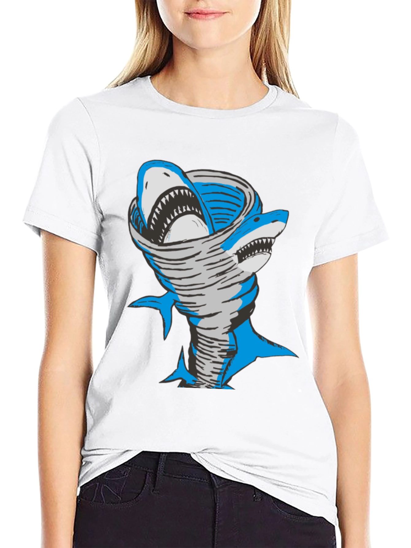 Sharknado Graphic Tee - Funny Shark T-Shirt