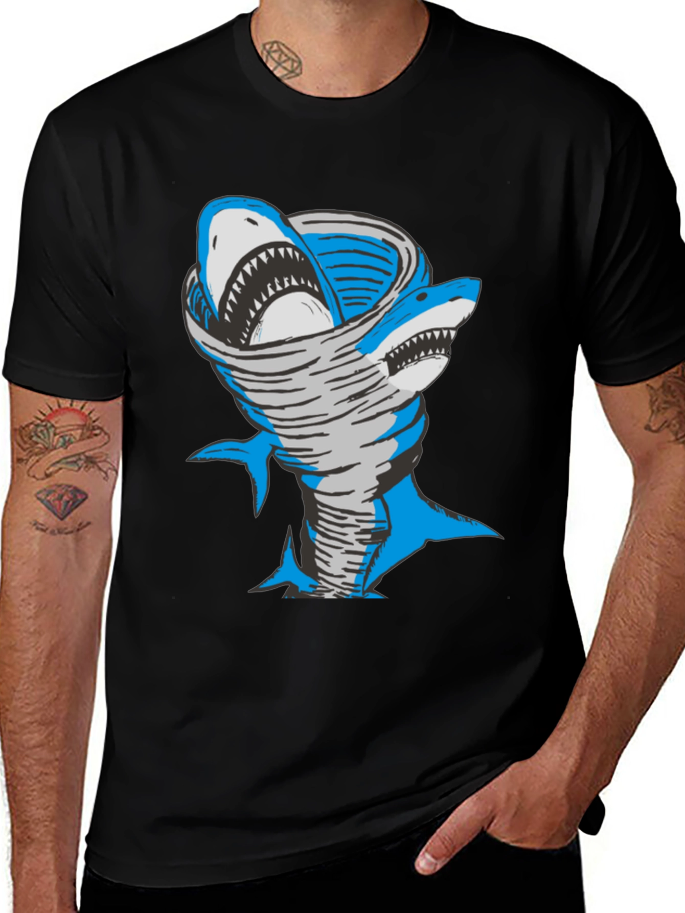 Sharknado Graphic Tee - Funny Shark T-Shirt