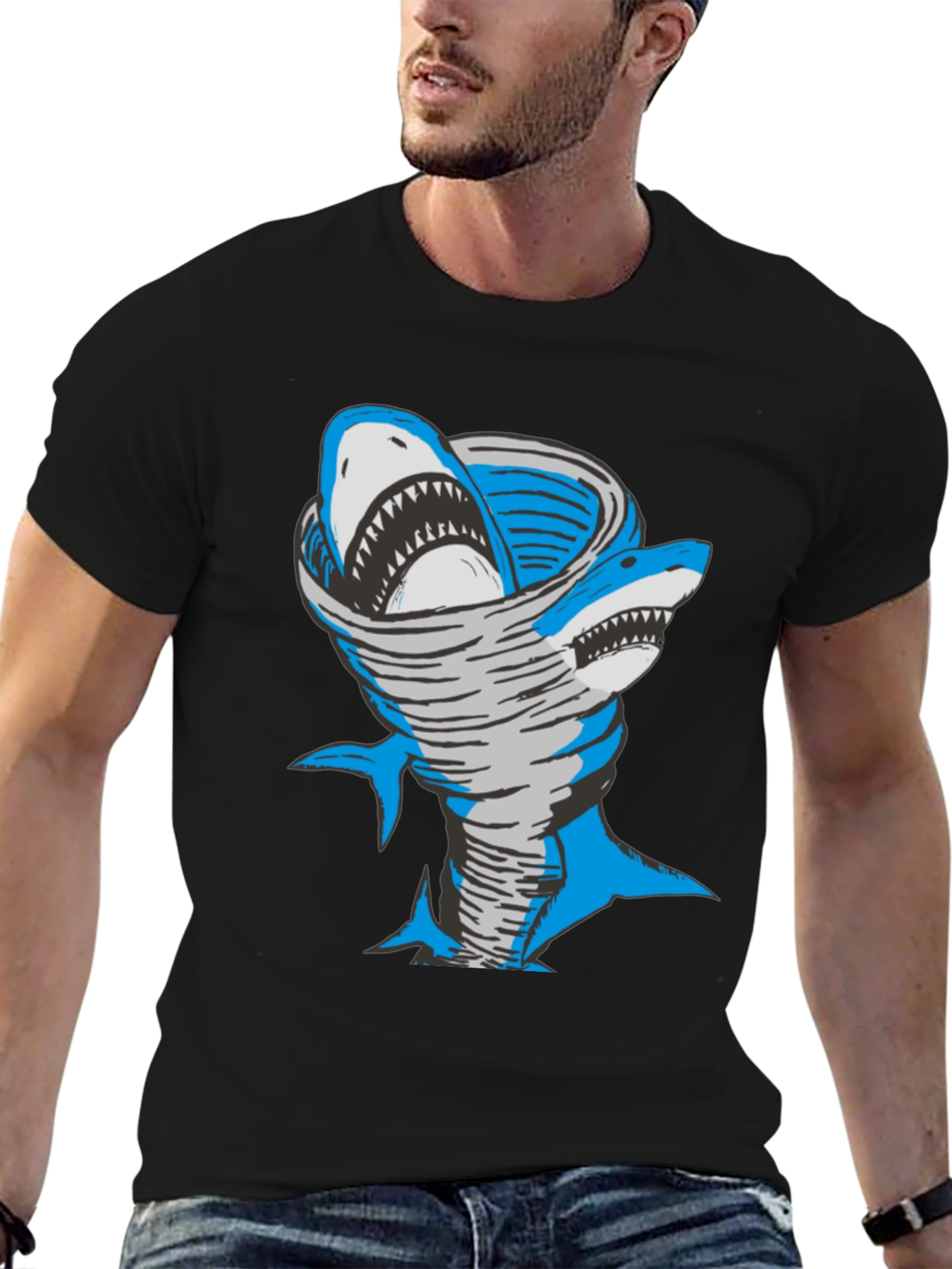 Sharknado Graphic Tee - Funny Shark T-Shirt
