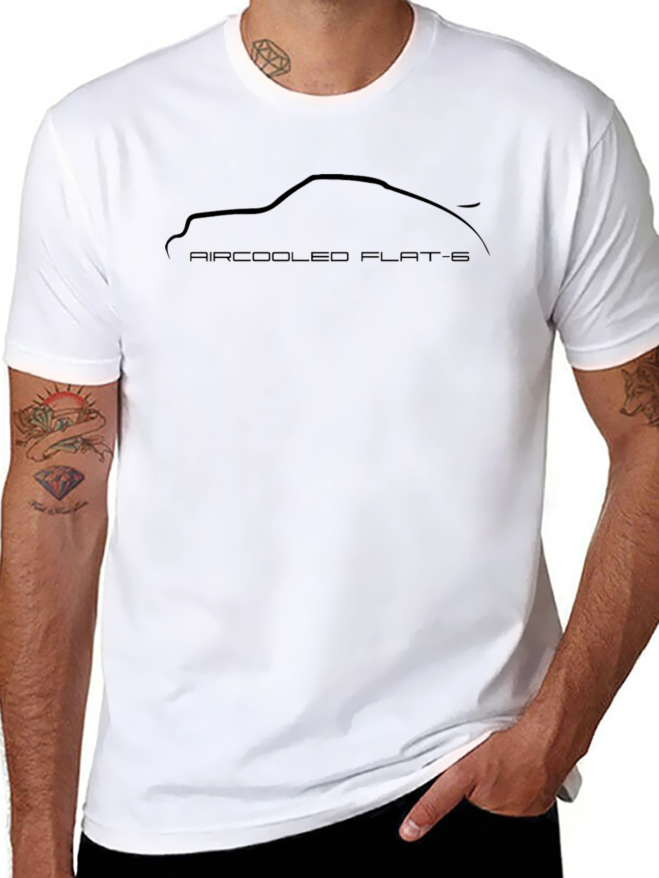 Aircooled Flat-6 T-Shirt - Automotive Enthusiast Apparel