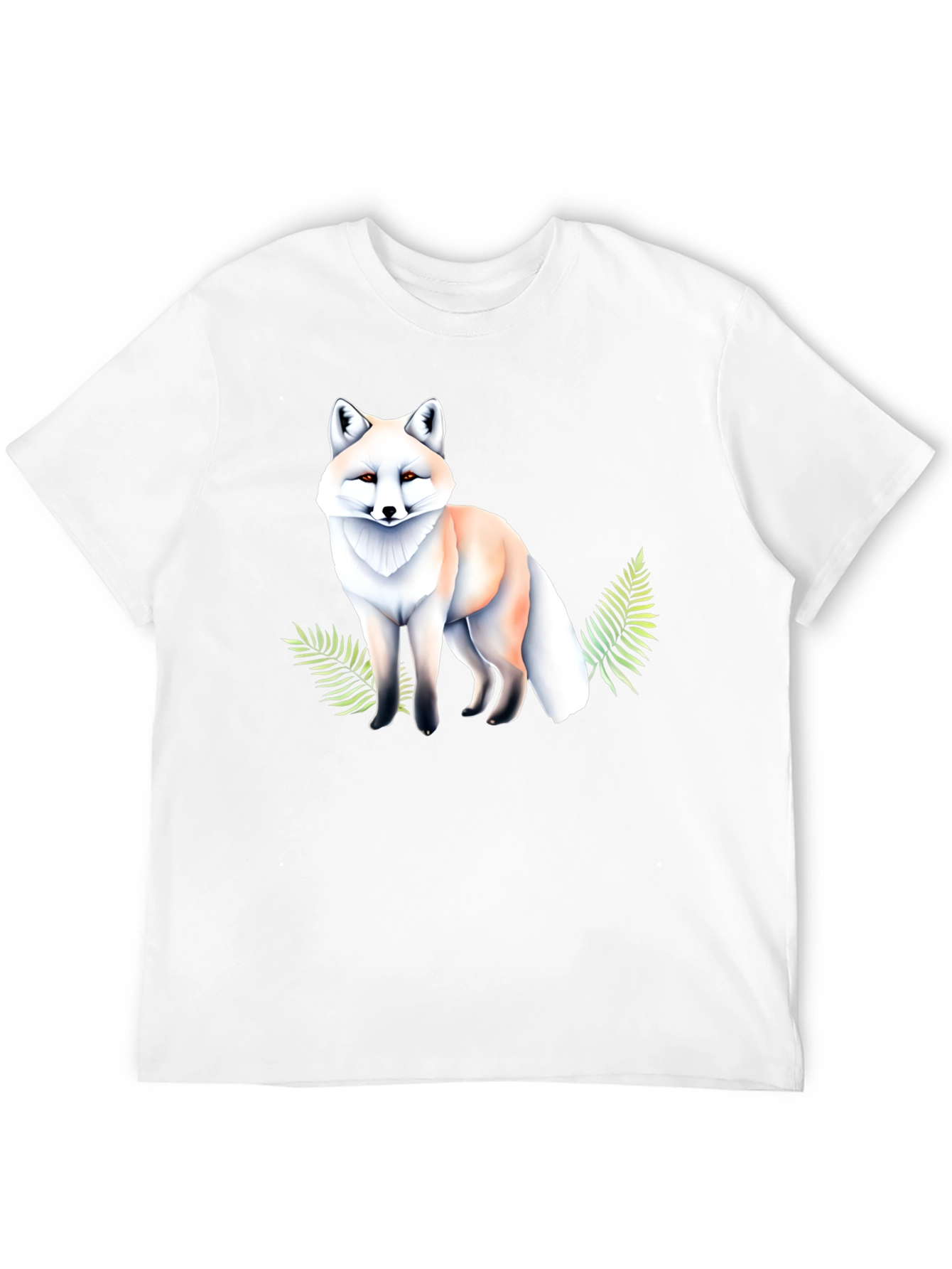 Arctic Fox Graphic Tee - Soft Style Black T-Shirt