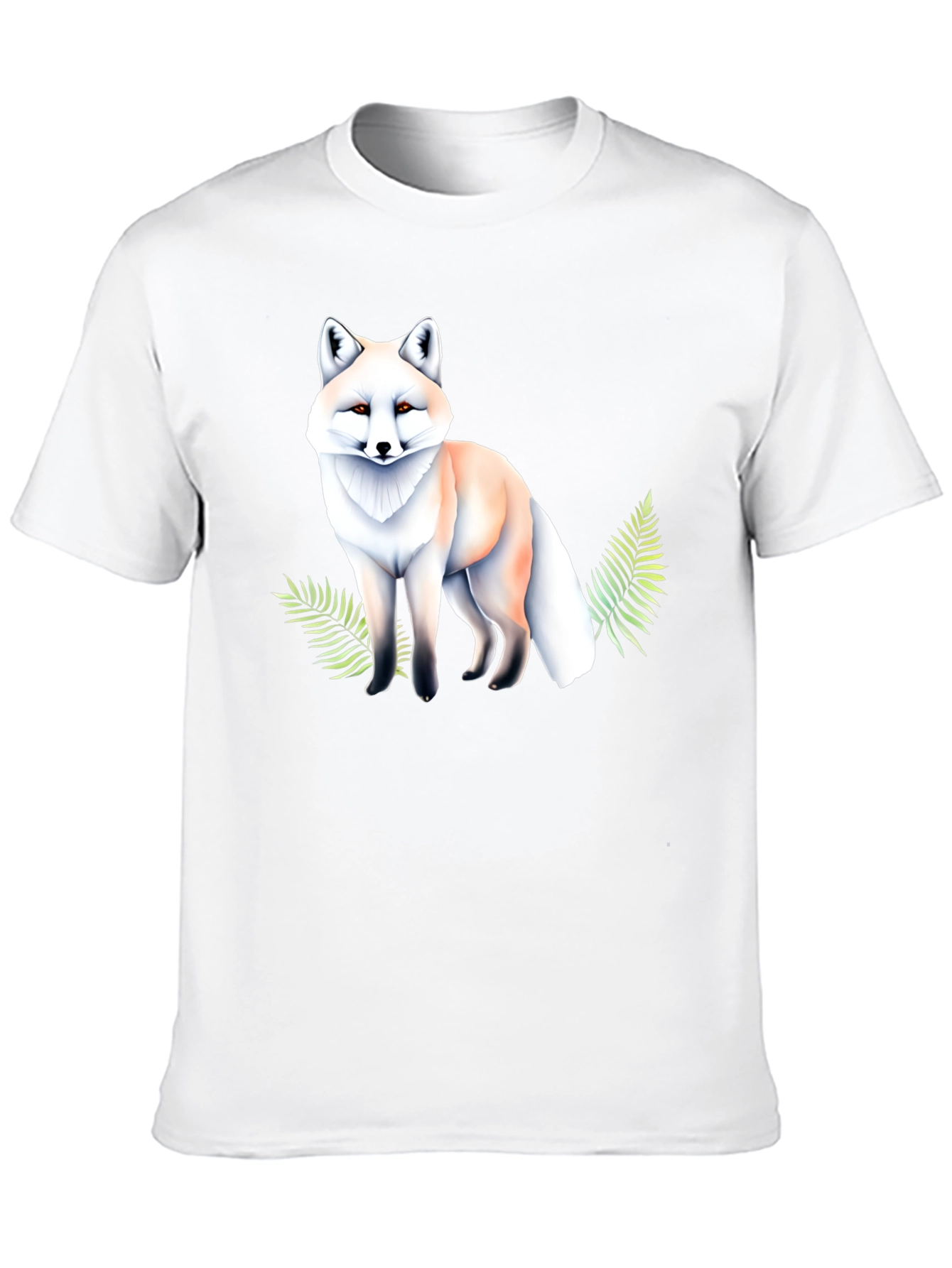 Arctic Fox Graphic Tee - Soft Style Black T-Shirt