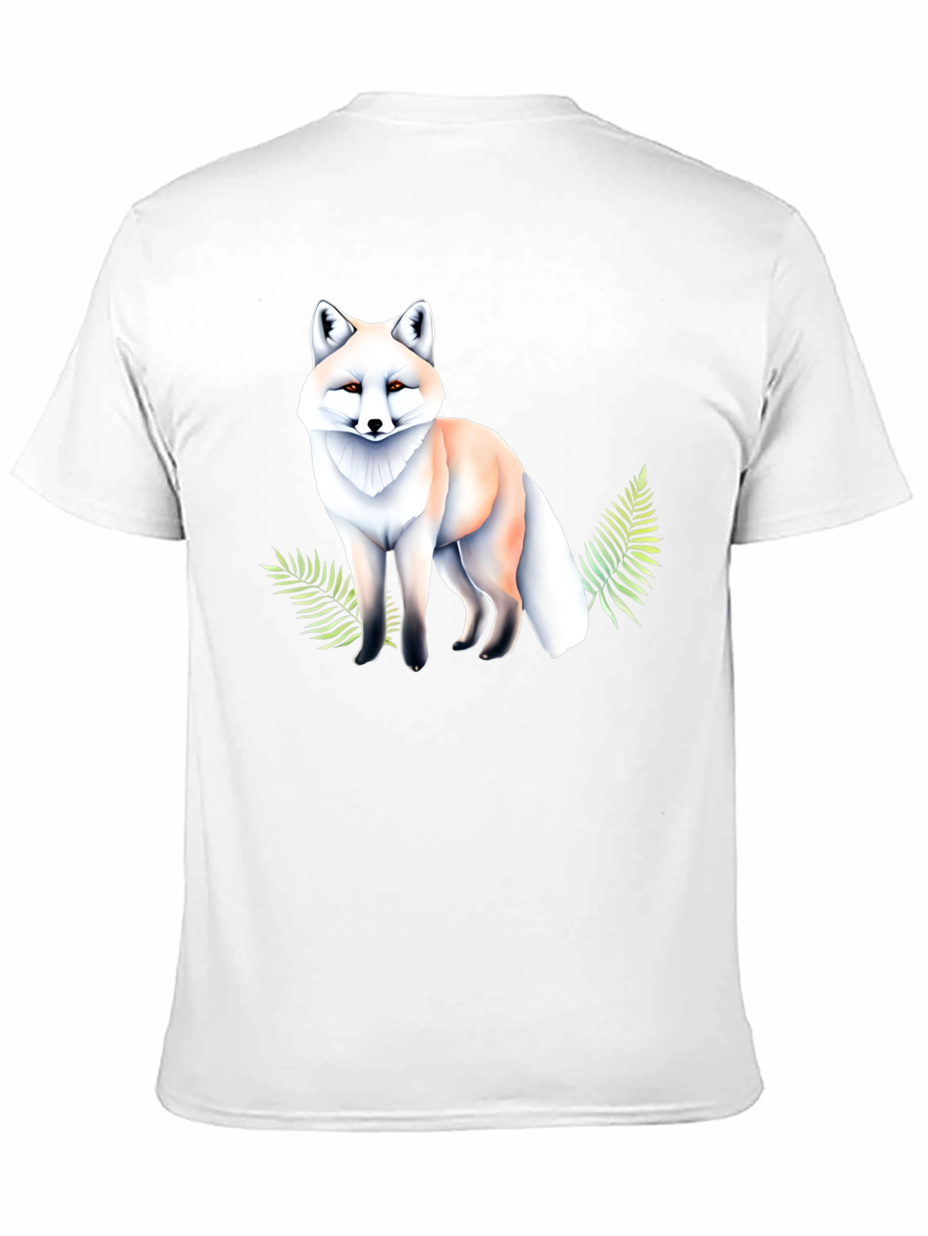 Arctic Fox Graphic Tee - Soft Style Black T-Shirt