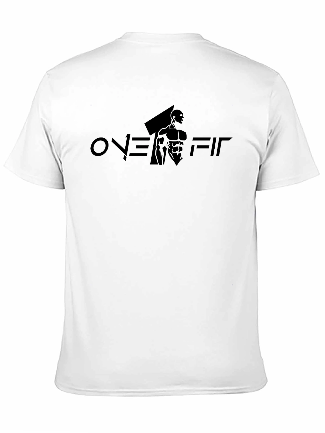 ONE FIT Black Graphic Mens T-Shirt