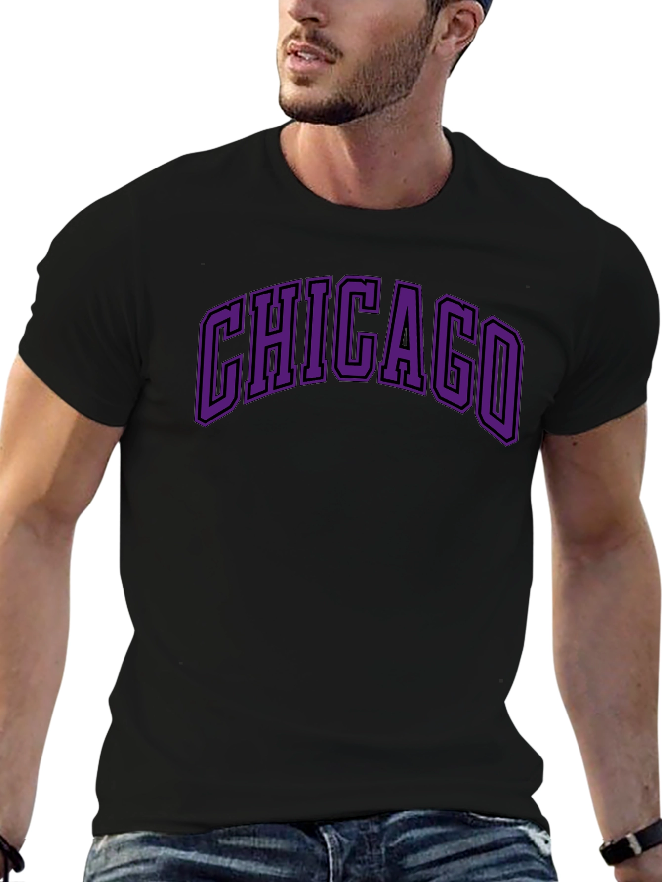 Chicago Graphic Tee - Black
