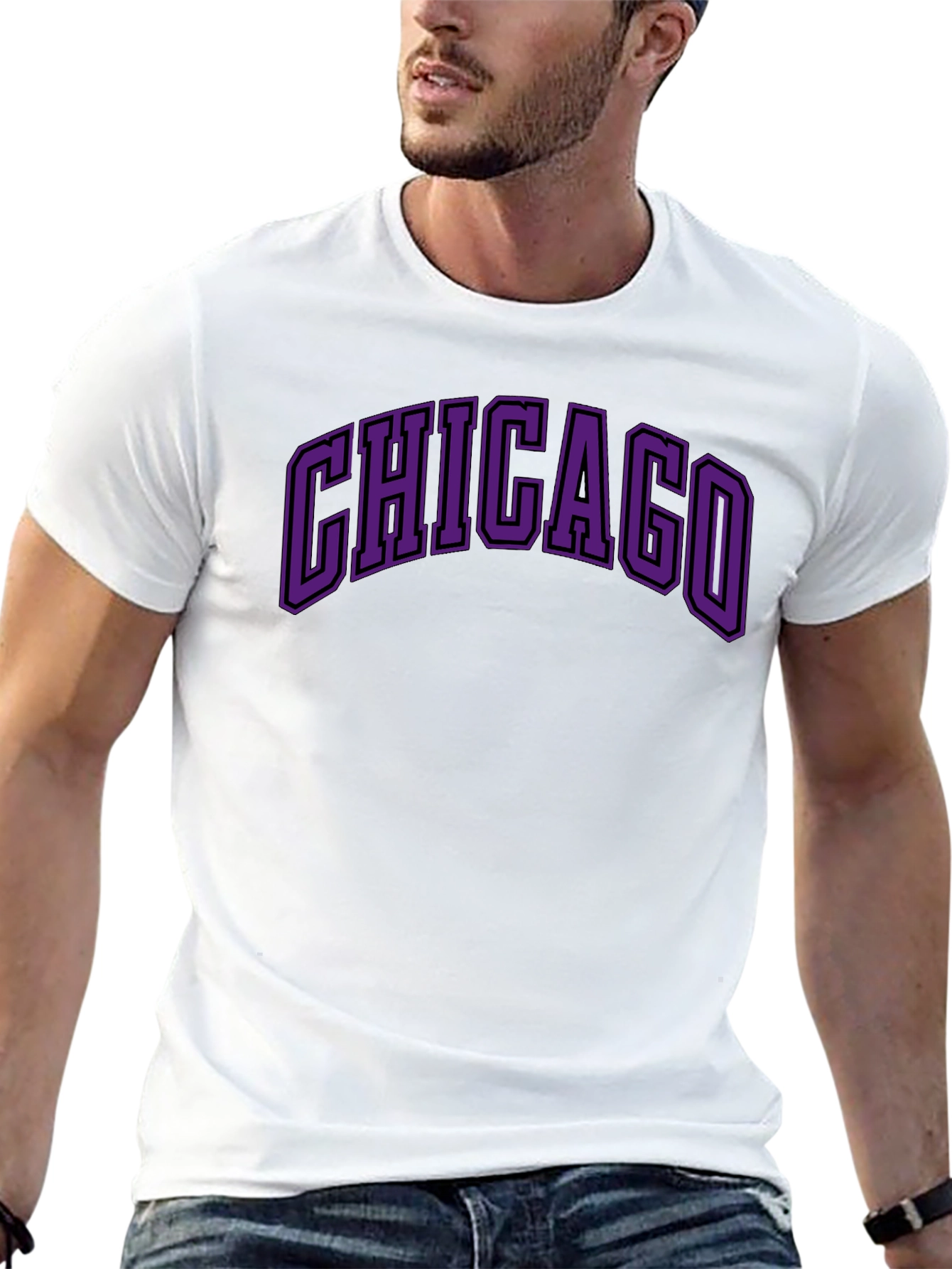 Chicago Graphic Tee - Black