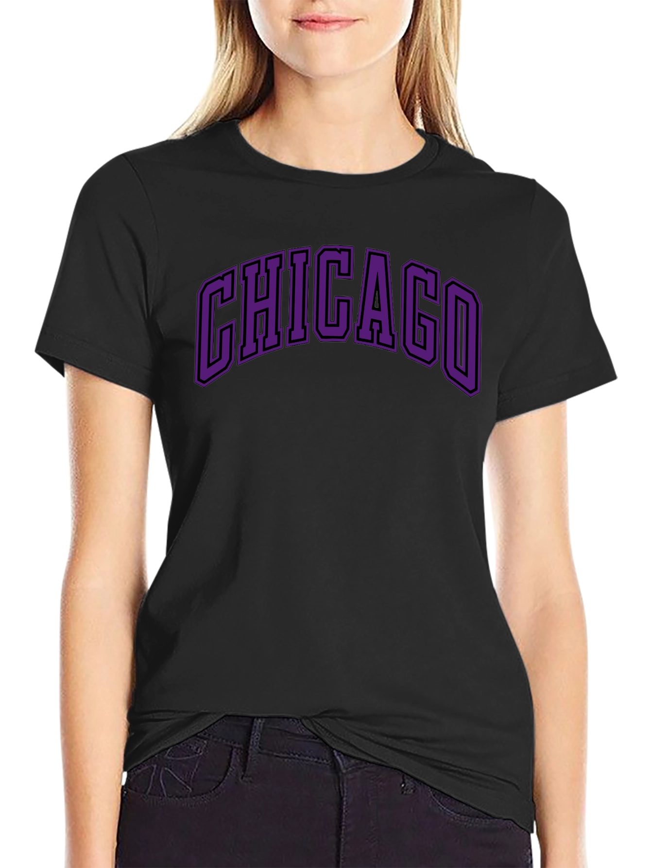 Chicago Graphic Tee - Black