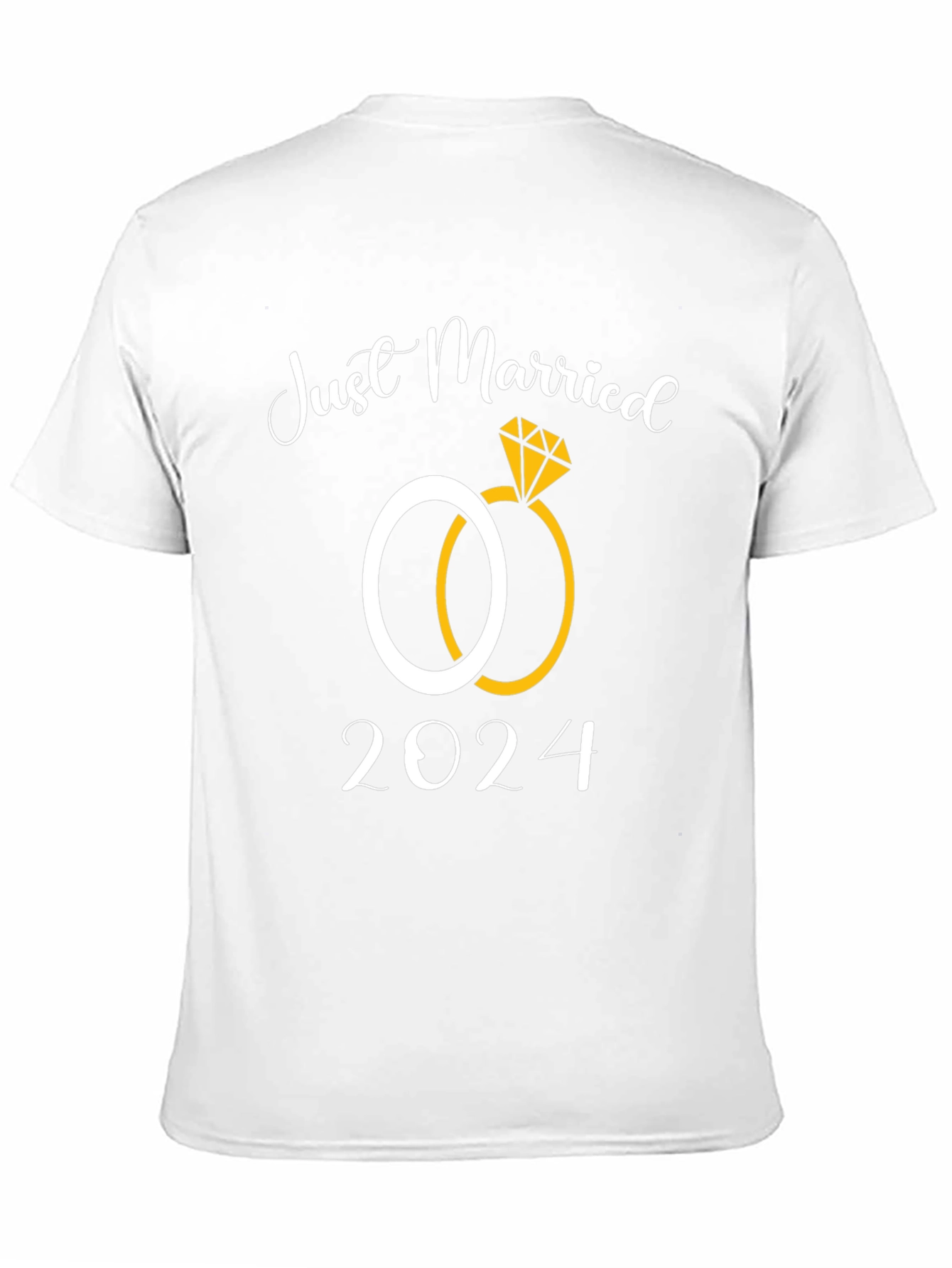 Just Married 2024 Wedding Rings T-Shirt