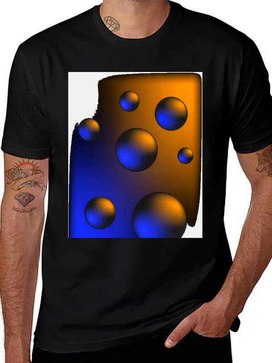 Abstract Spheres Graphic T-Shirt