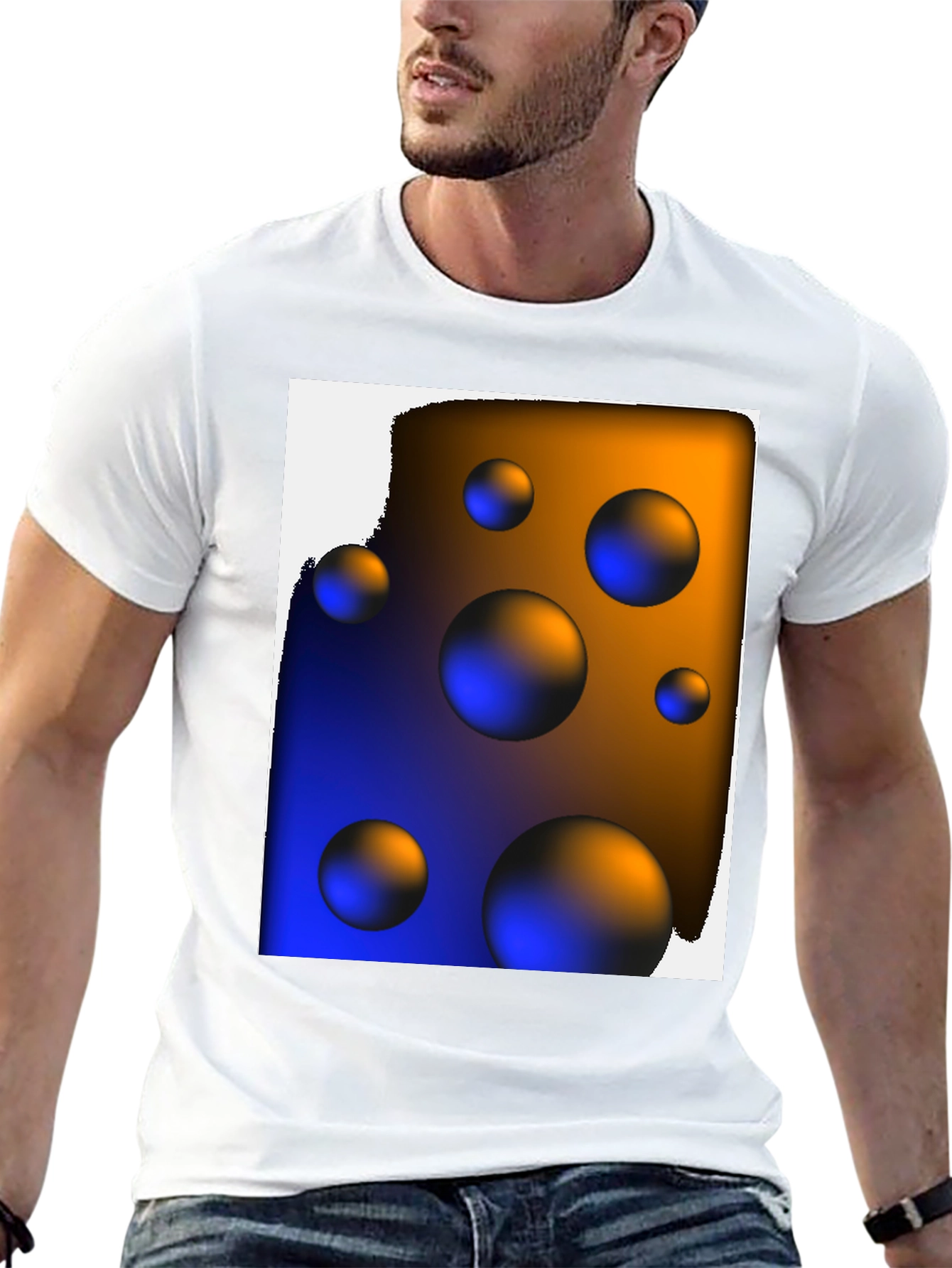 Abstract Spheres Graphic T-Shirt