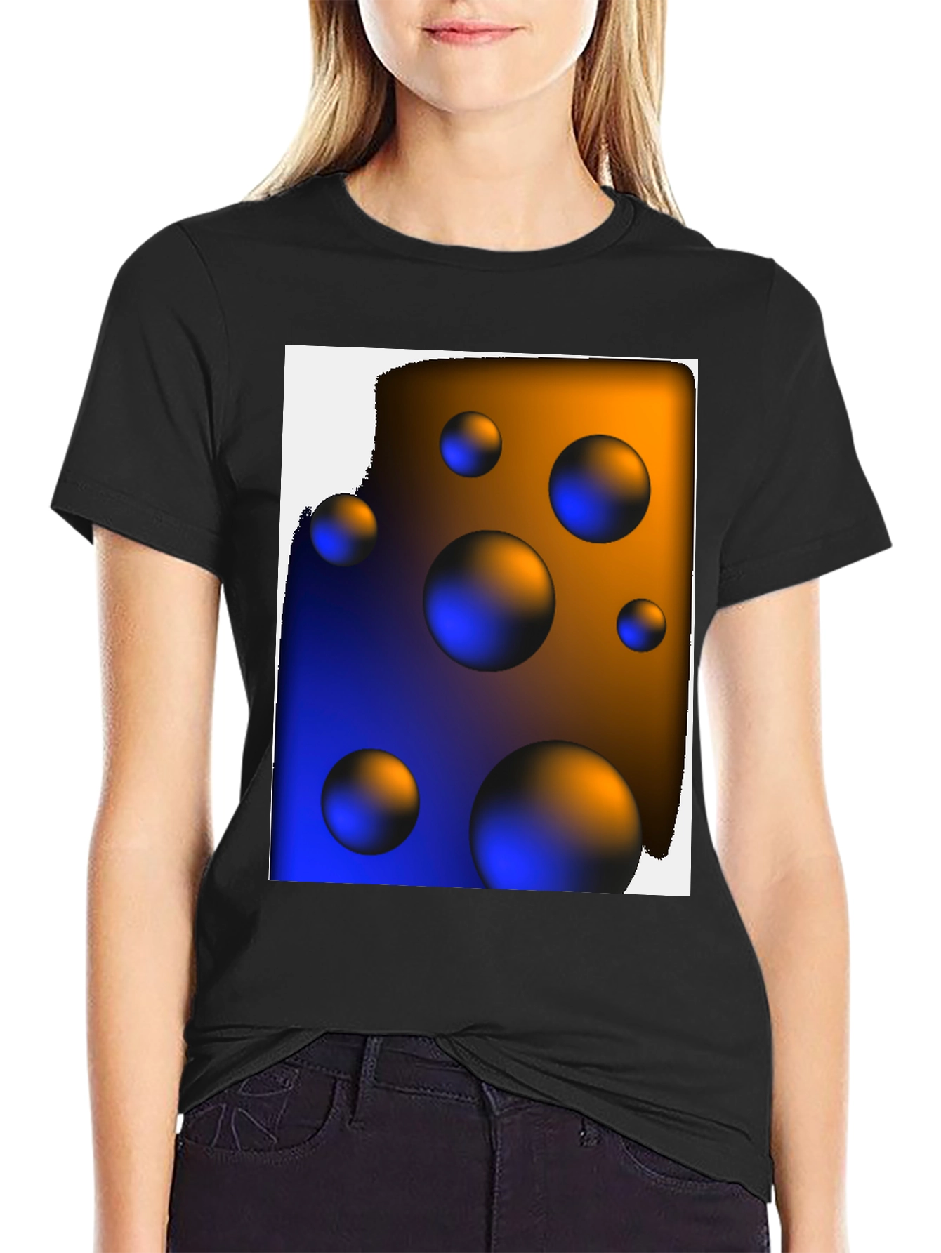 Abstract Spheres Graphic T-Shirt