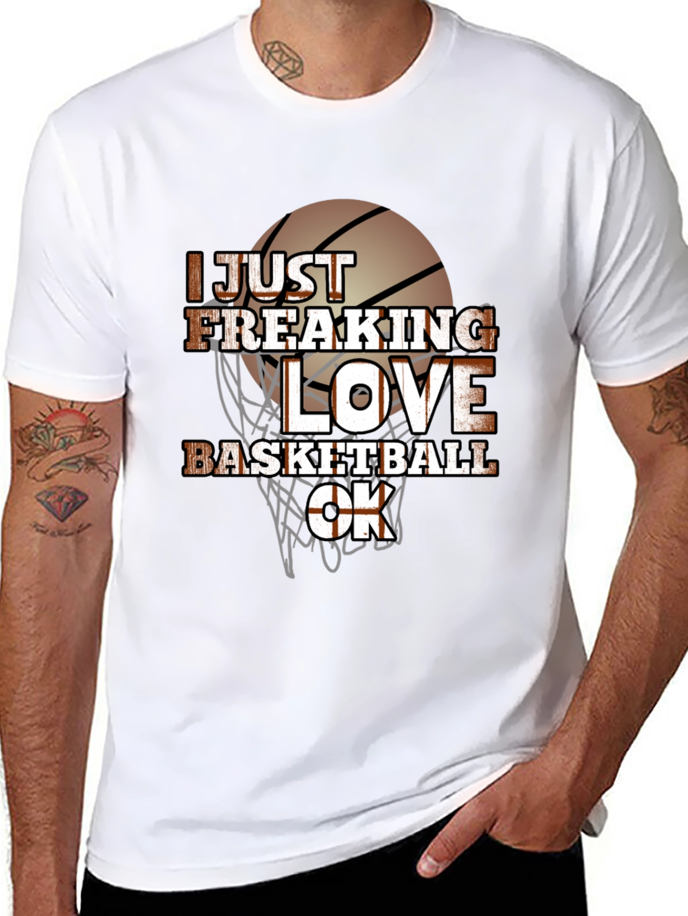 I Love Basketball T-Shirt