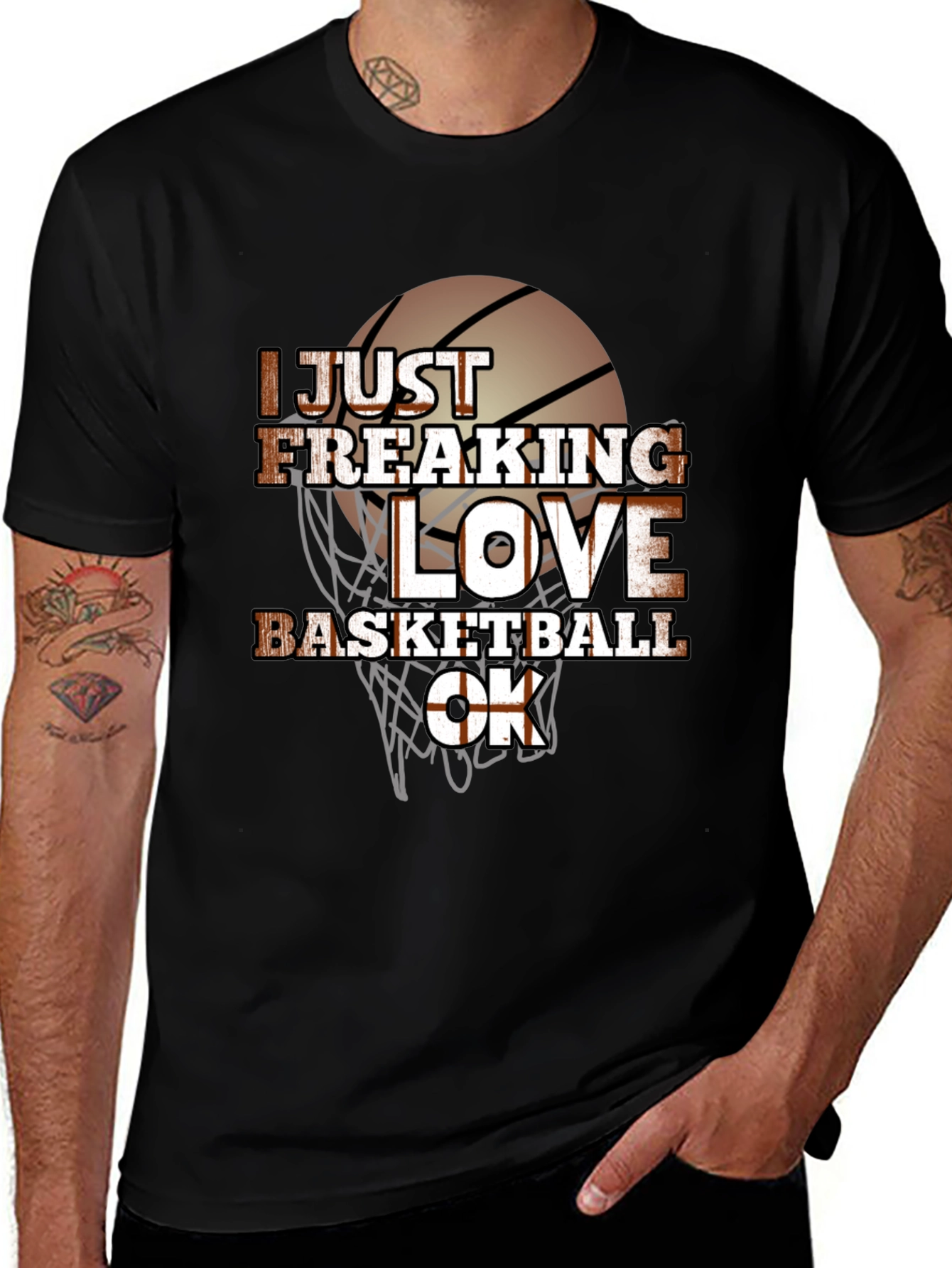I Love Basketball T-Shirt