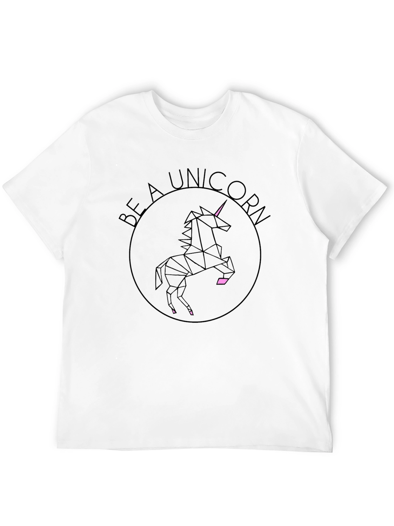 Be A Unicorn Black Graphic Tee