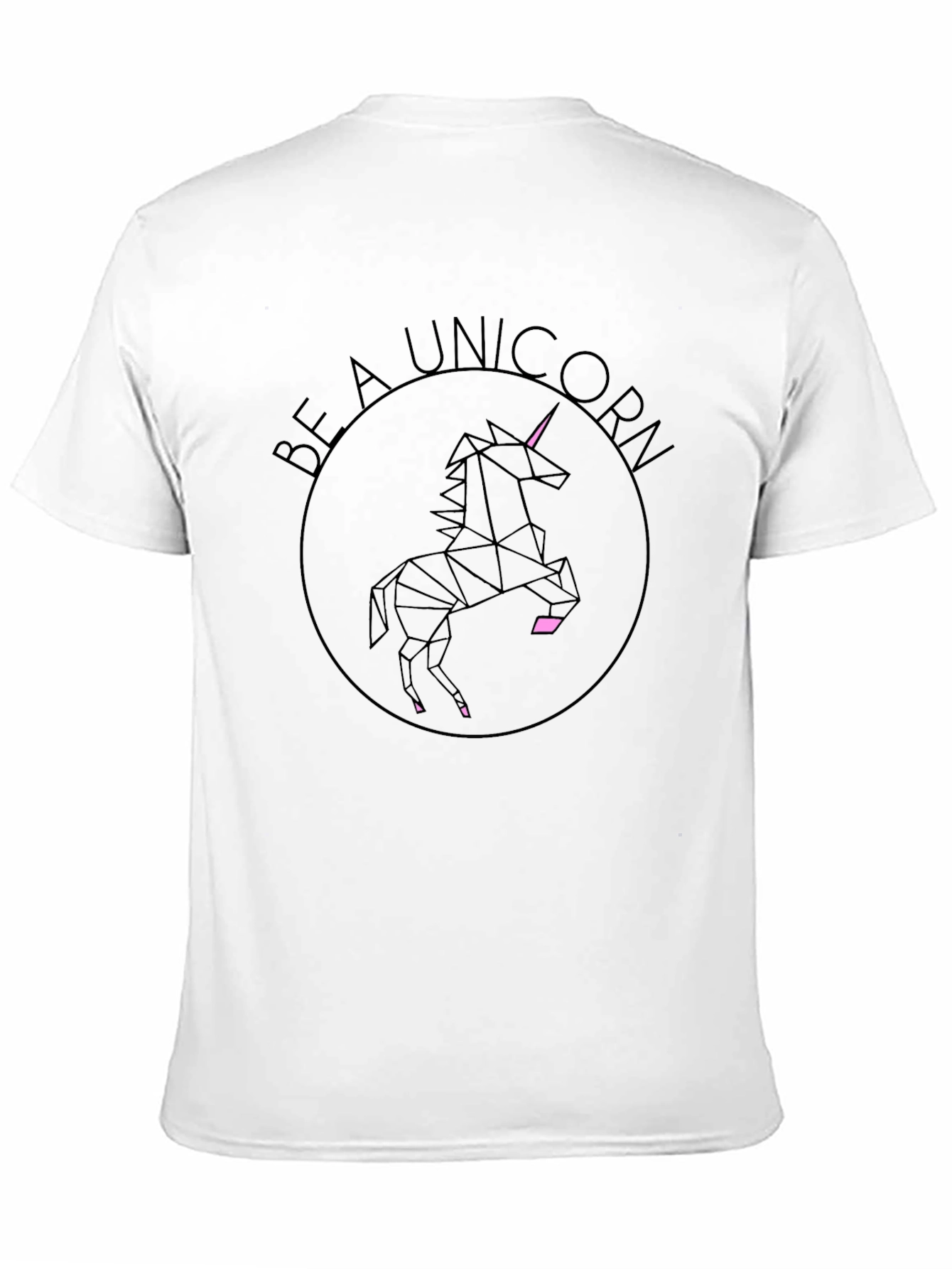Be A Unicorn Black Graphic Tee