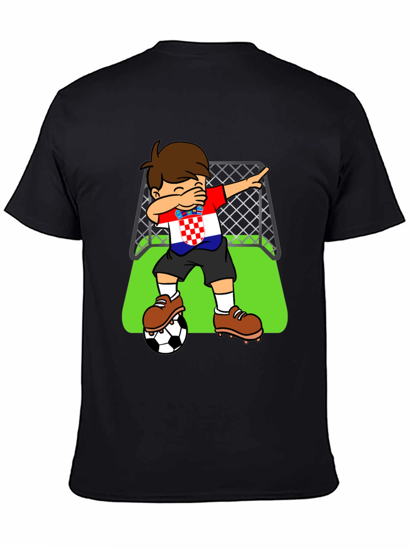 Croatia Soccer Dab T-Shirt