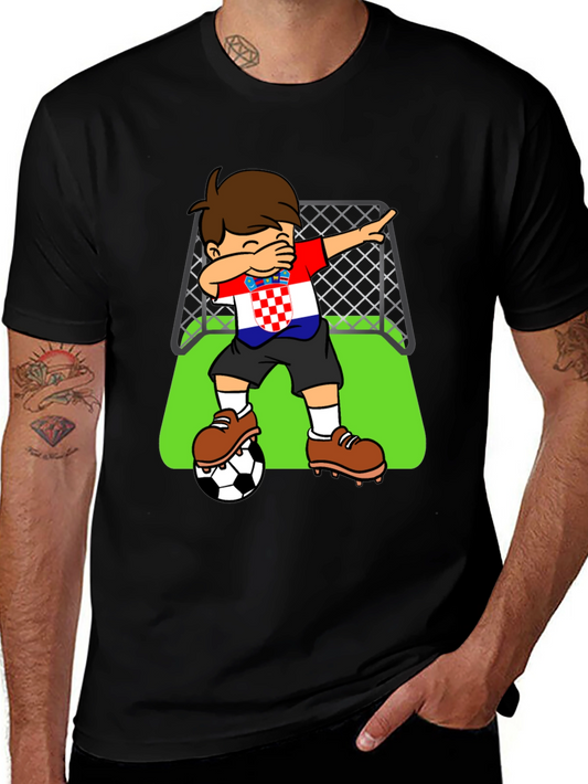 Croatia Soccer Dab T-Shirt