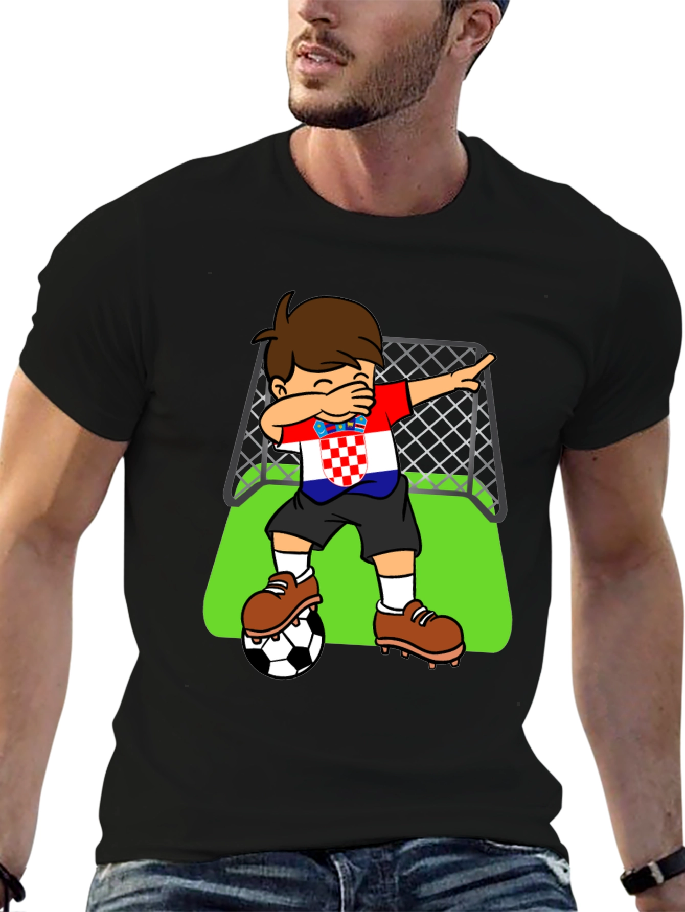 Croatia Soccer Dab T-Shirt