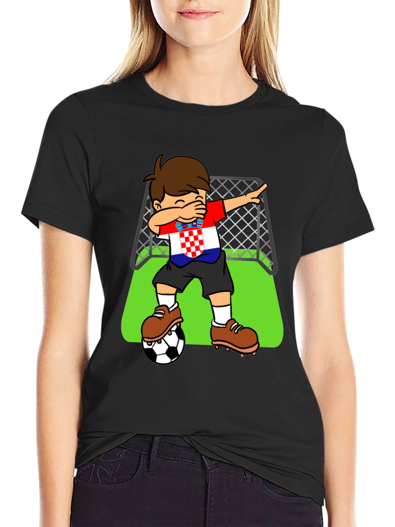 Croatia Soccer Dab T-Shirt