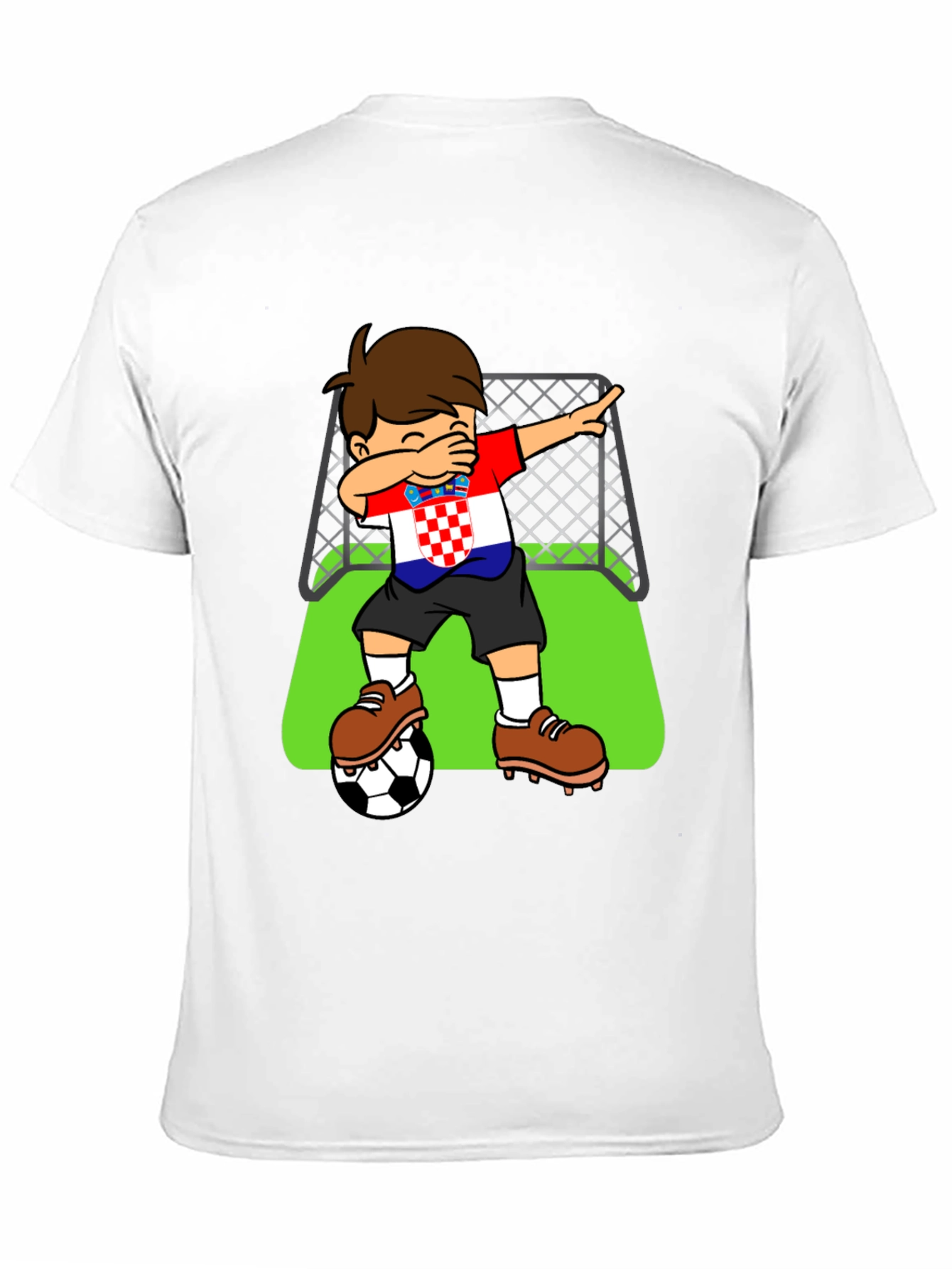 Croatia Soccer Dab T-Shirt