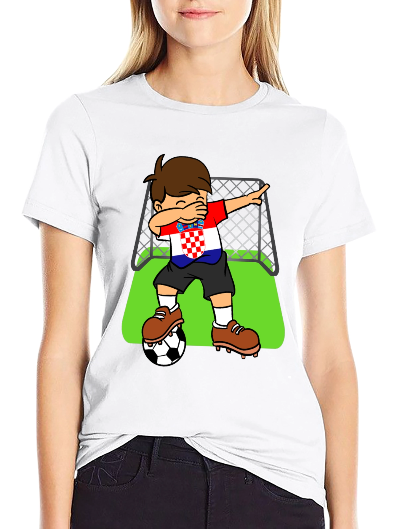 Croatia Soccer Dab T-Shirt